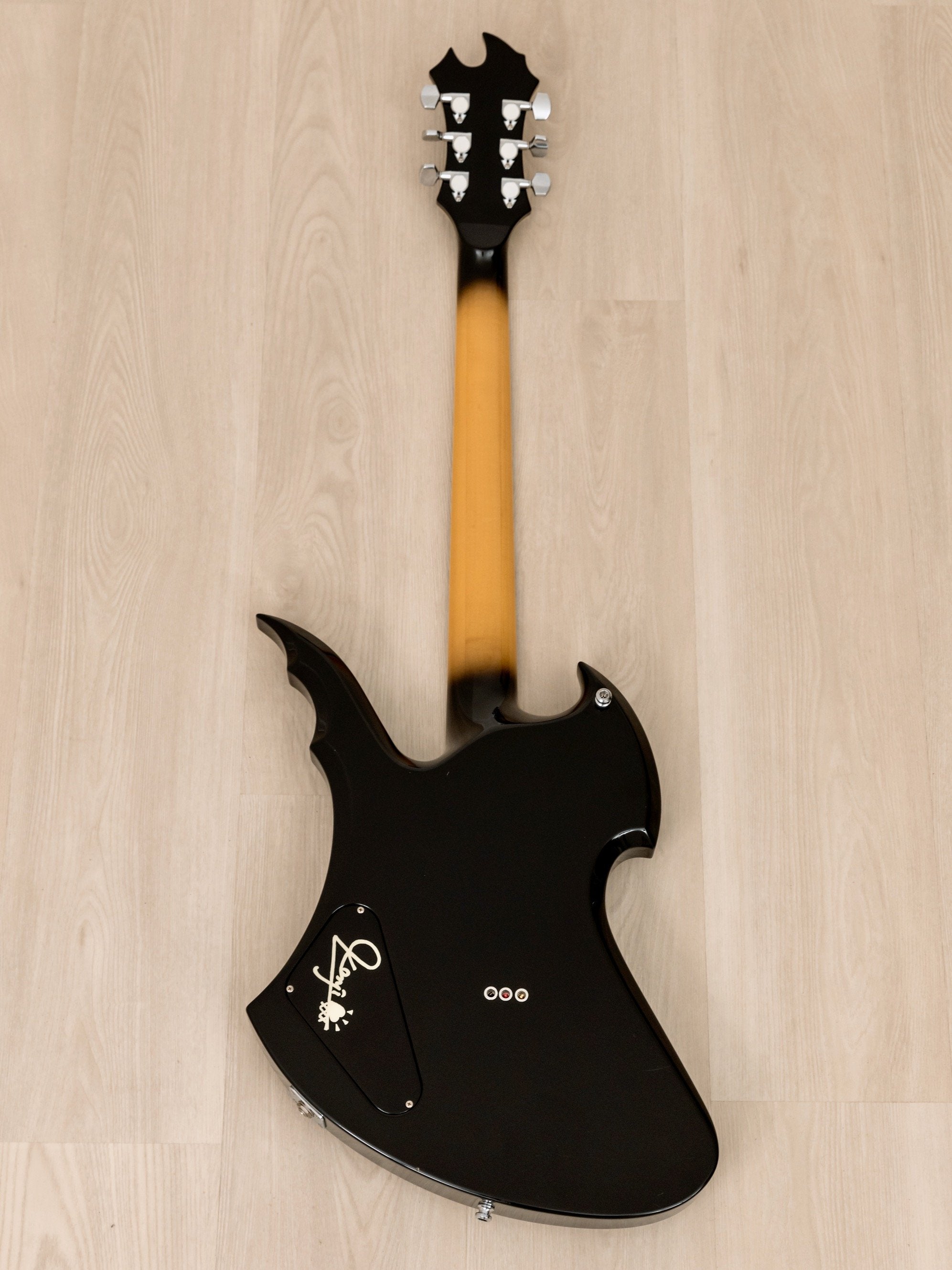 2000s ESP Japan Custom Shop Mockingbird Kenji Signature One-Off w/ Grim Reaper, Flight Case