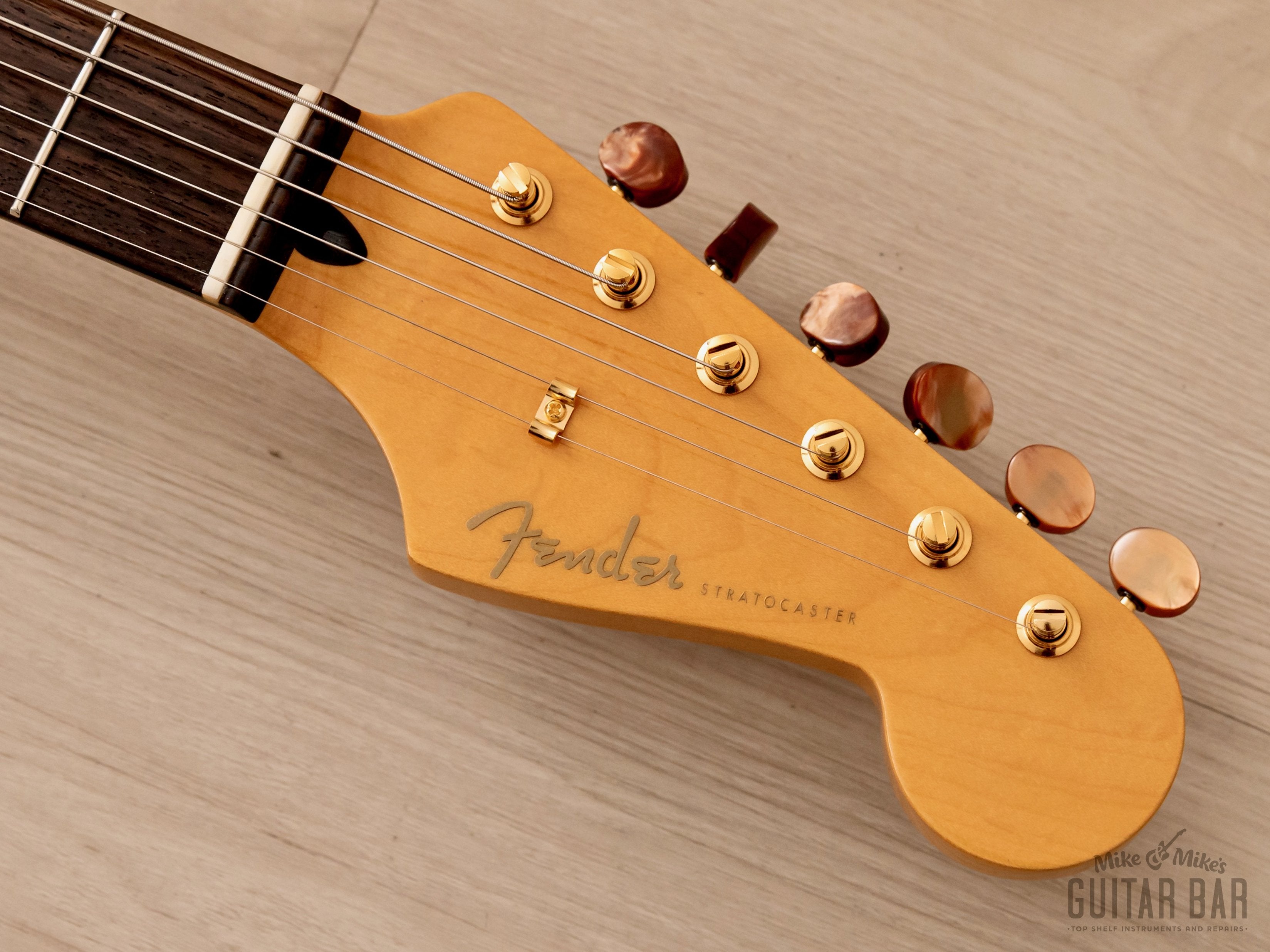 2023 Fender Made in Japan Limited 2023 Flagship Tokyo Gold Stratocaster, Mint w/ Case, Tags, COA