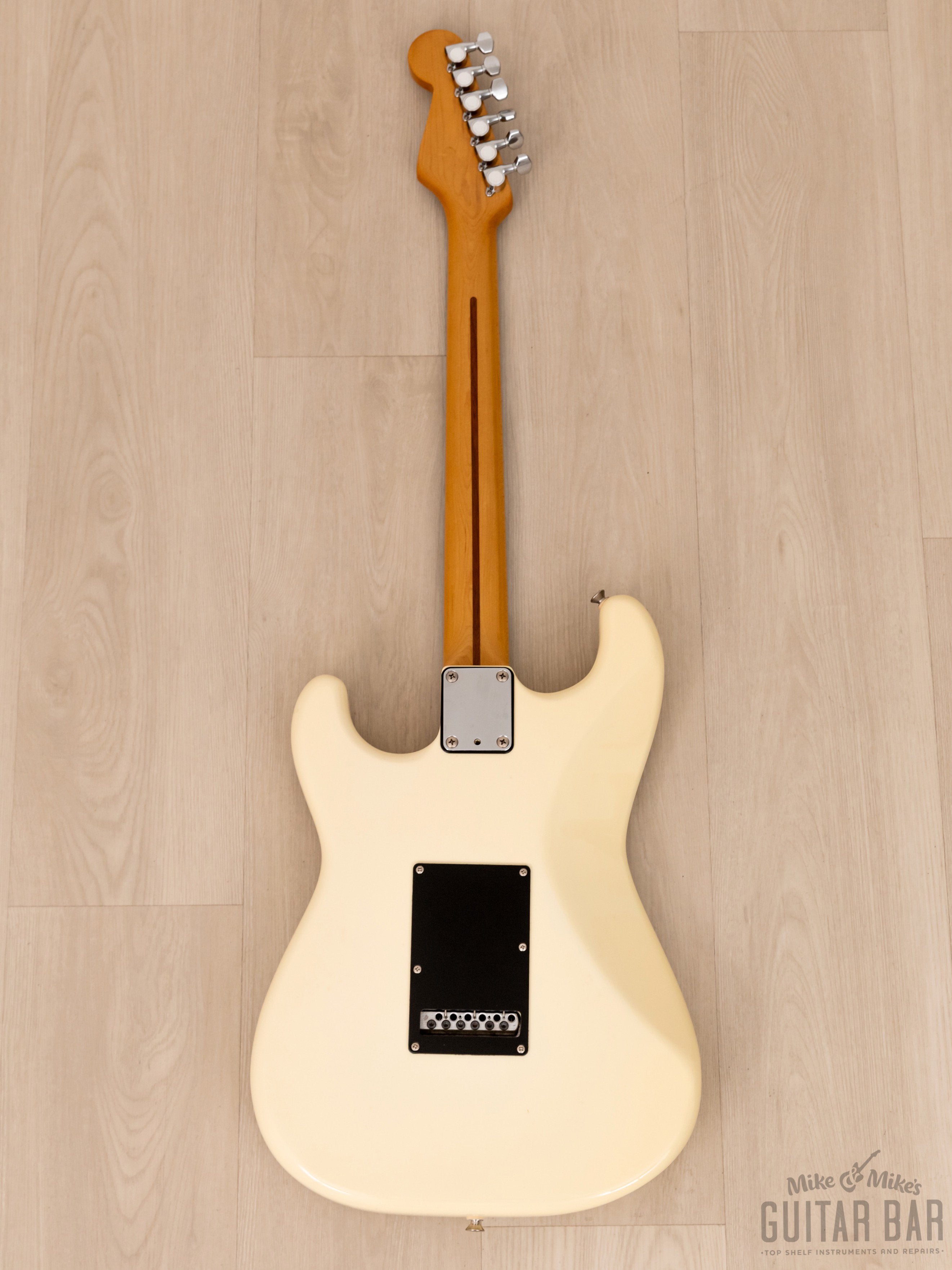 1988 Fender Boxer Series Stratocaster HSS ST314-60 Medium Scale Snow White, Japan MIJ Fujigen