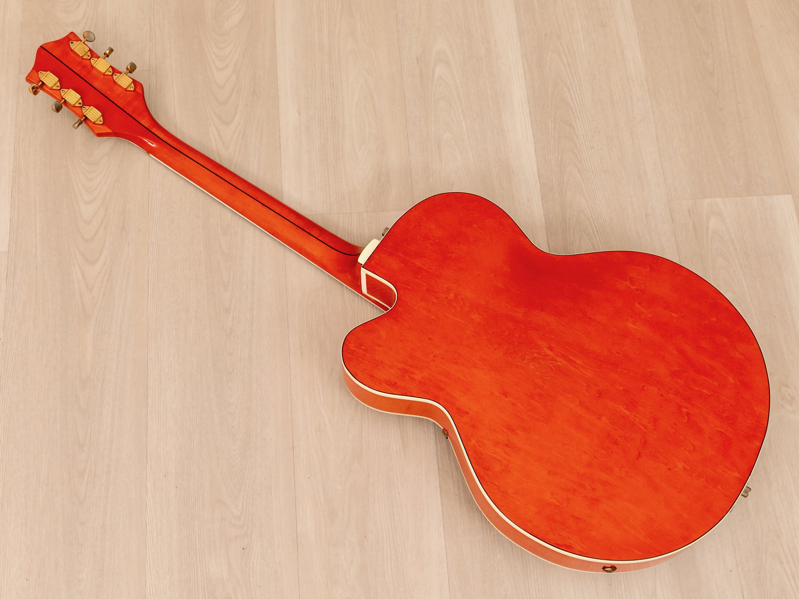 1957 Gretsch 6120 Chet Atkins Vintage Guitar Western Orange 100% Original, DynaSonics & Cowboy Case