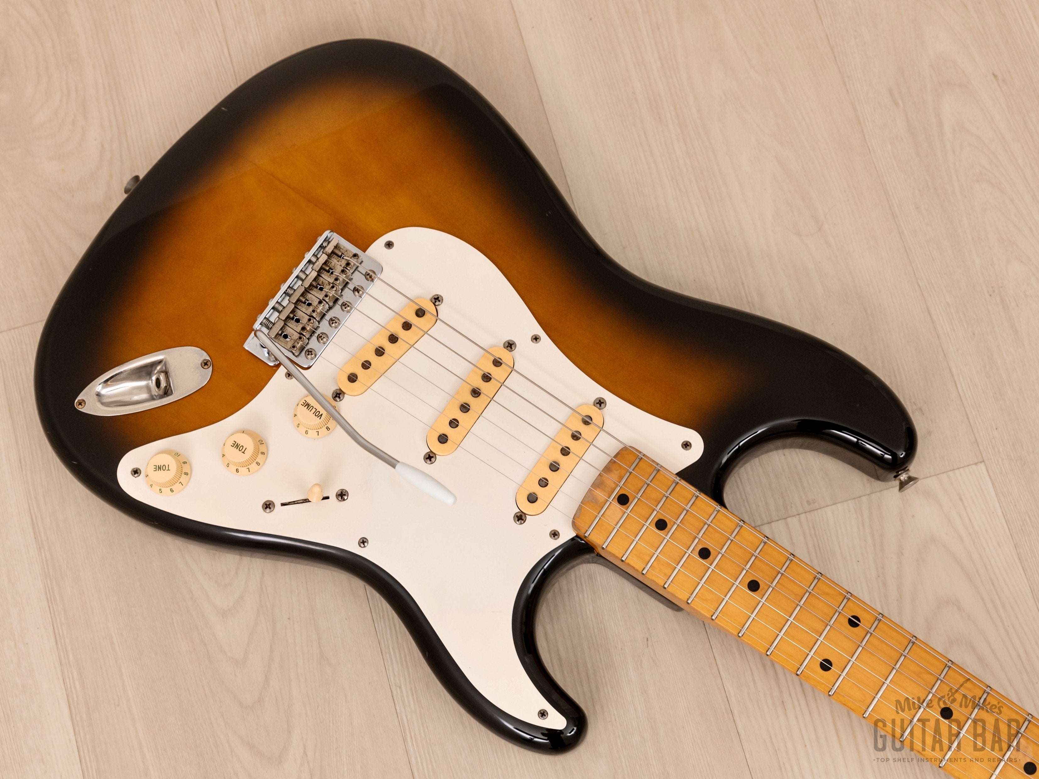 1989 Fender Stratocaster ‘57 Vintage Reissue ST57-55 Sunburst 100% Original, Japan MIJ Fujigen