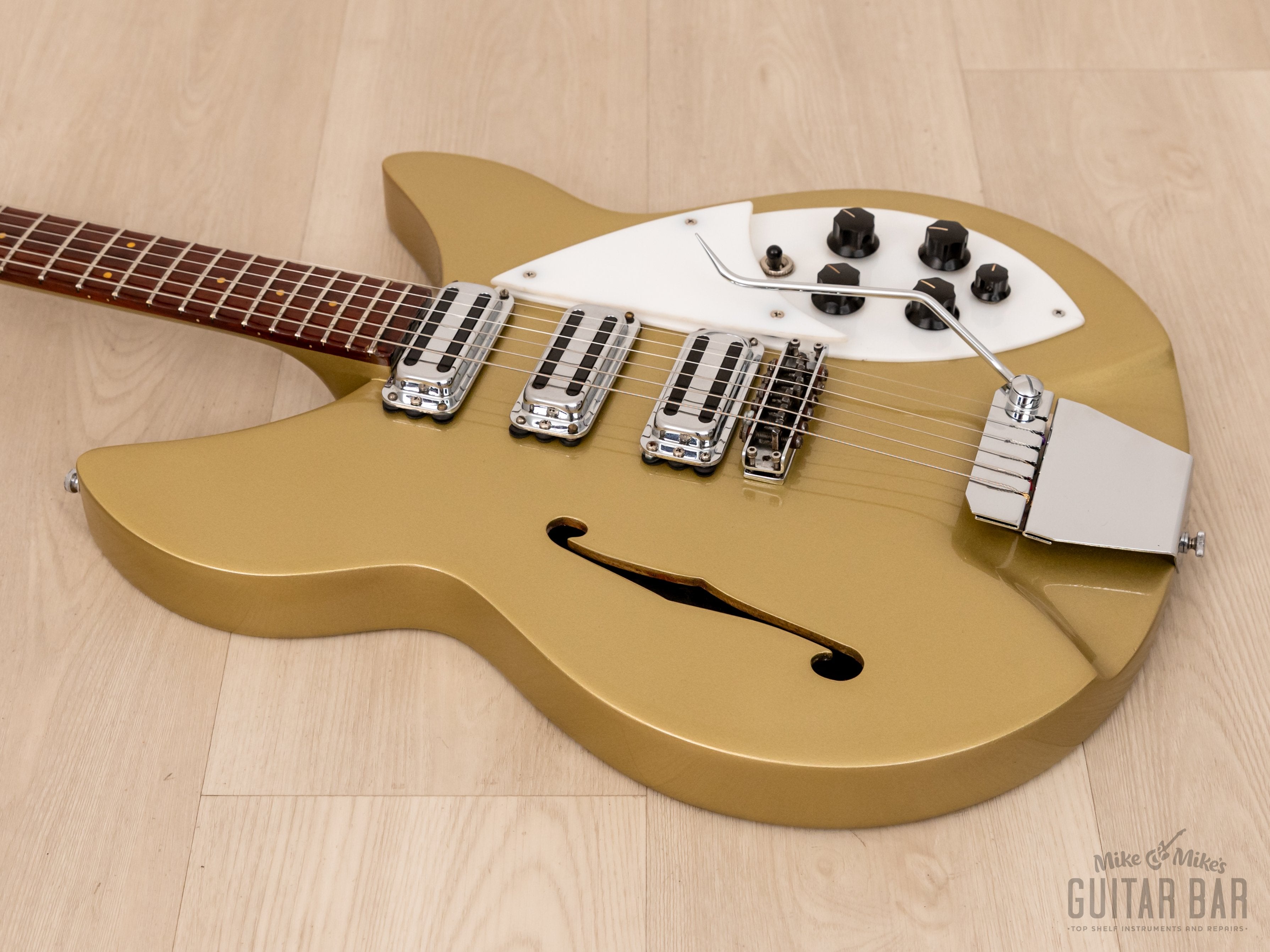 1964 Rickenbacker Export 345S Rose Morris 1998 Desert Gold w/ Case, Townshend Spec