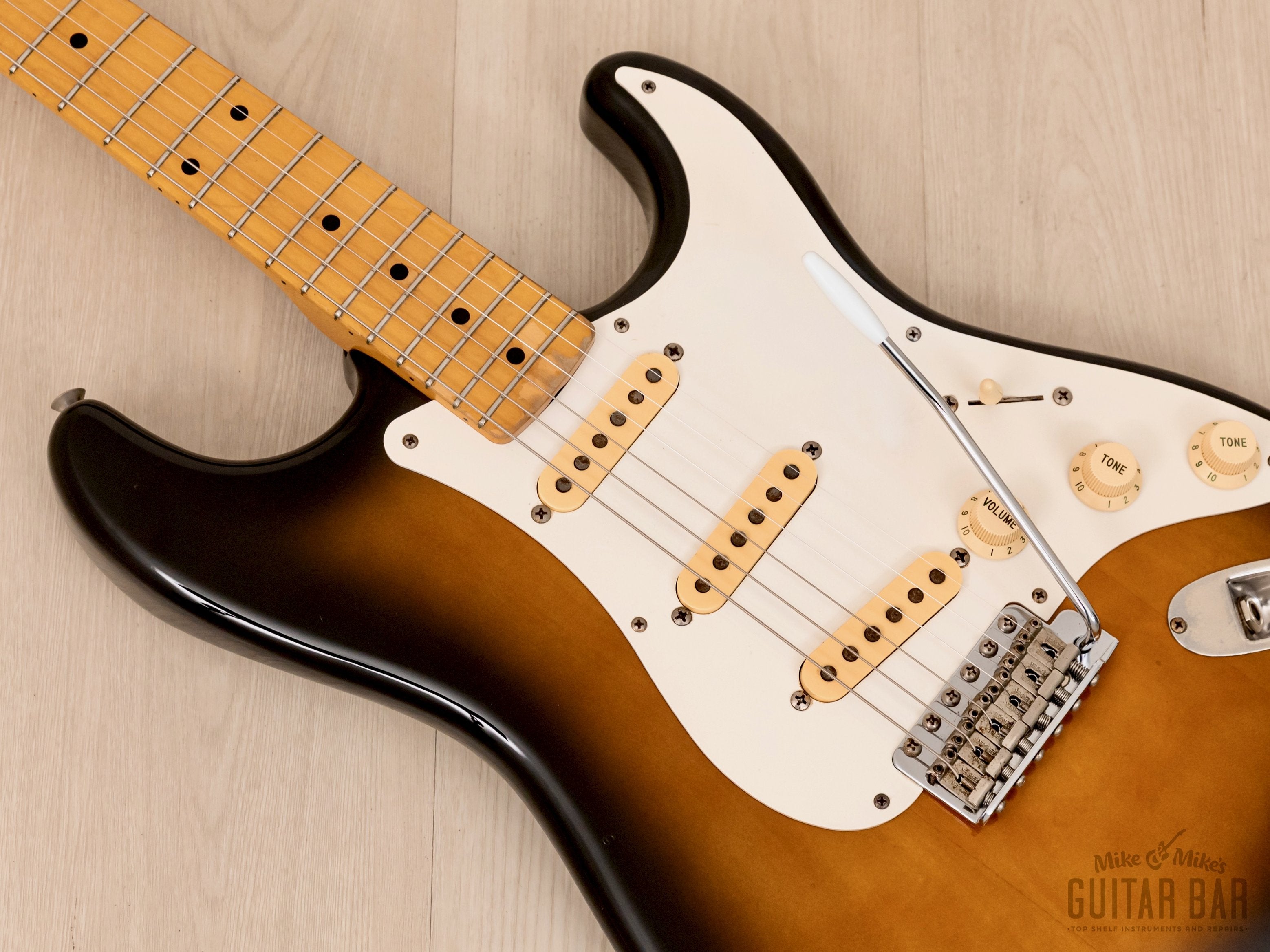 1989 Fender Stratocaster ‘57 Vintage Reissue ST57-55 Sunburst 100% Original, Japan MIJ Fujigen