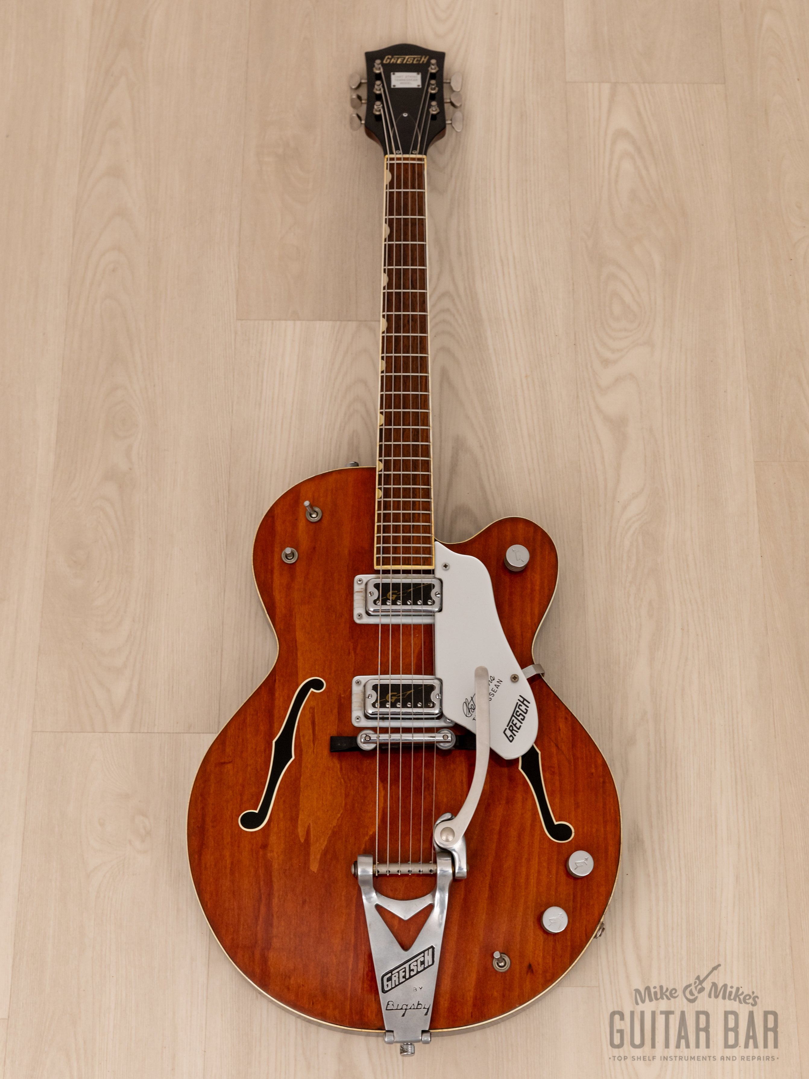 1967 Gretsch Tennessean 6119 Vintage Hollowbody Dark Cherry w/ HiLoTron,  Case