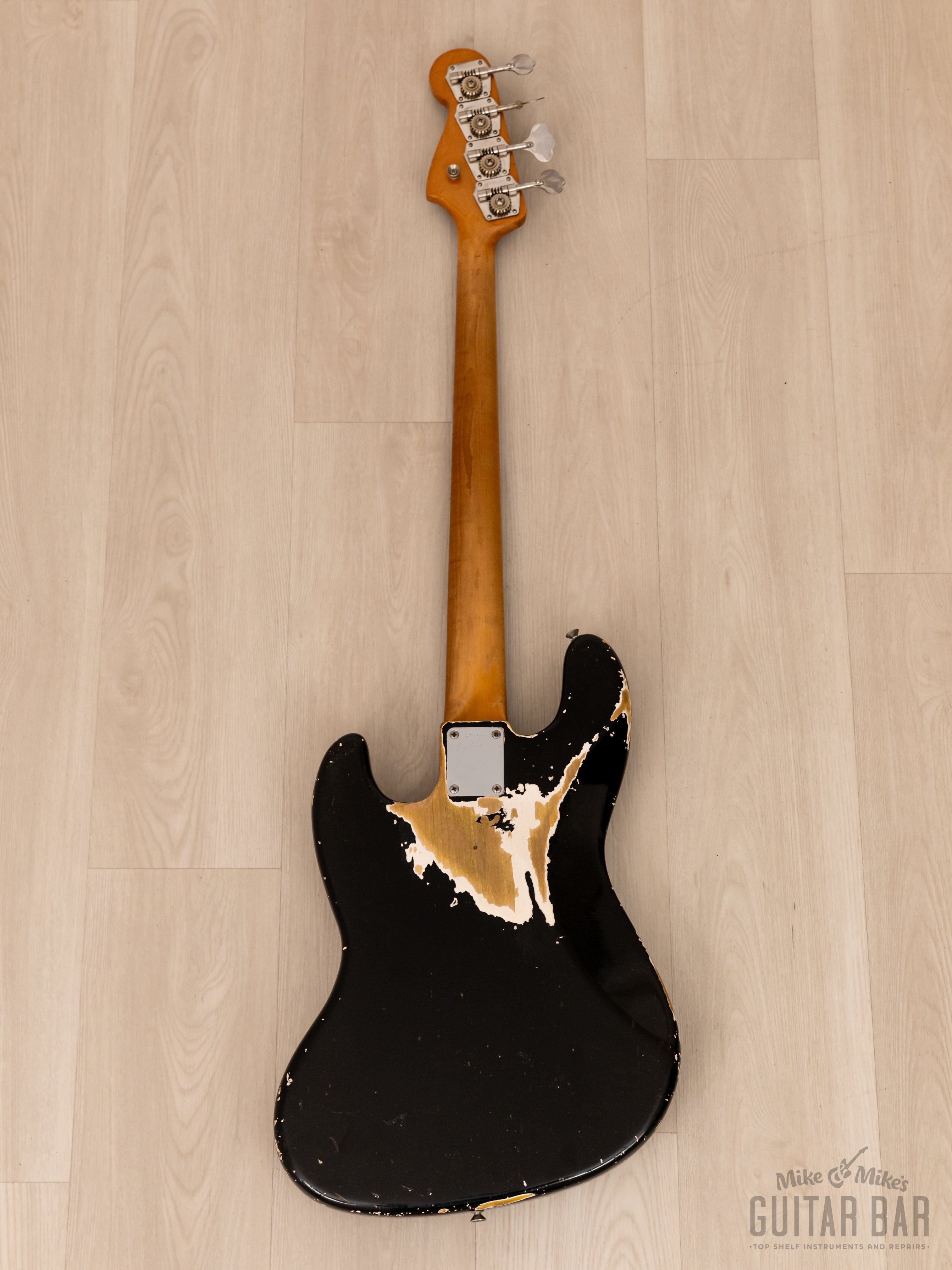 1965 Fender Jazz Bass Vintage Custom Color Black w/ Blonde Case