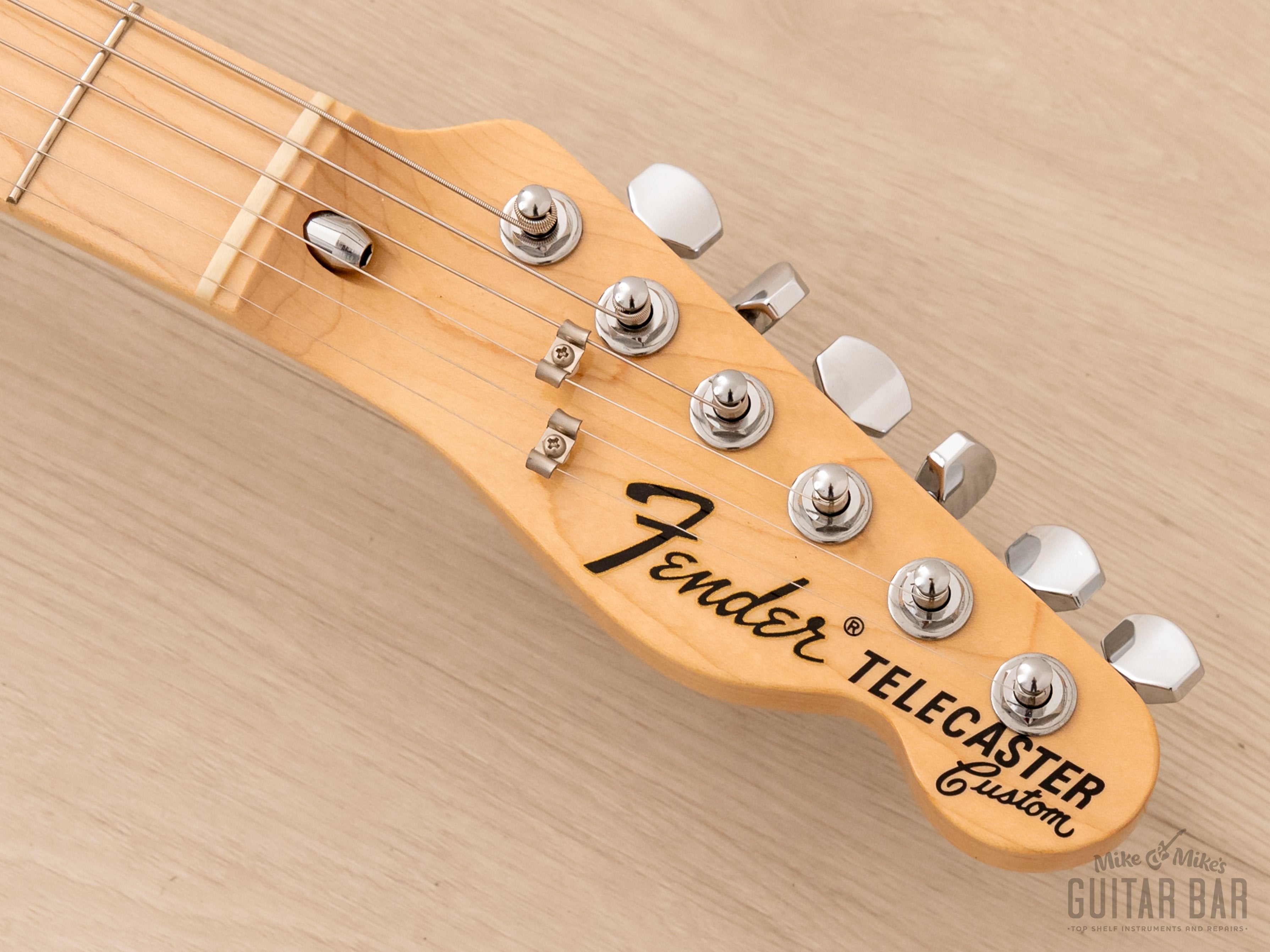 2019 Fender Traditional ‘70s Telecaster Custom Black Ash Body, Near-Mint w/ Wide Range, Japan MIJ