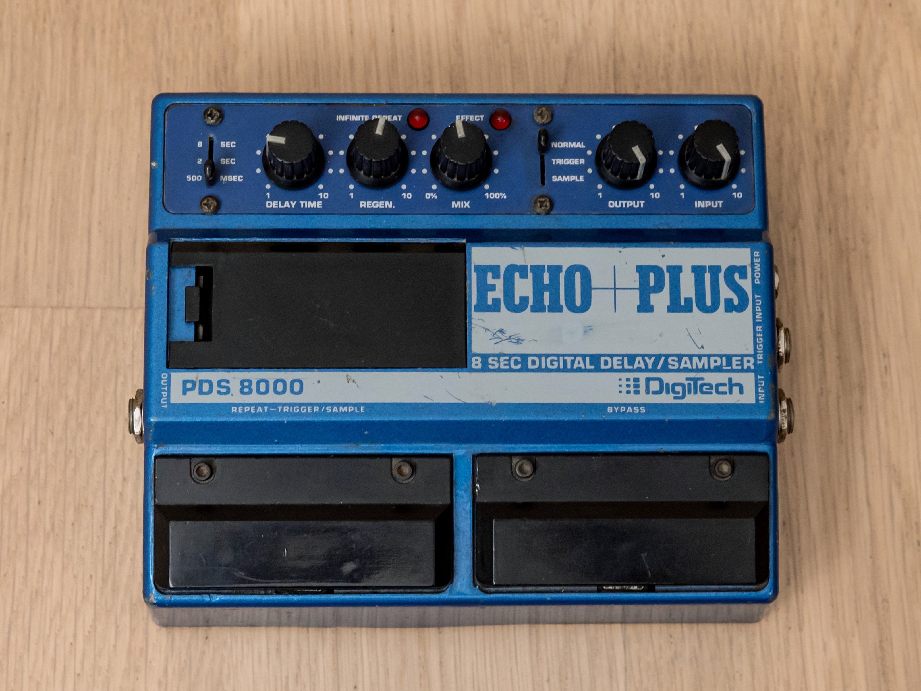 1980s Digitech PDS 8000 Echo Plus 8 Second Digital Delay/Sampler Vintage  Guitar Effects Pedal w/ Power Supply