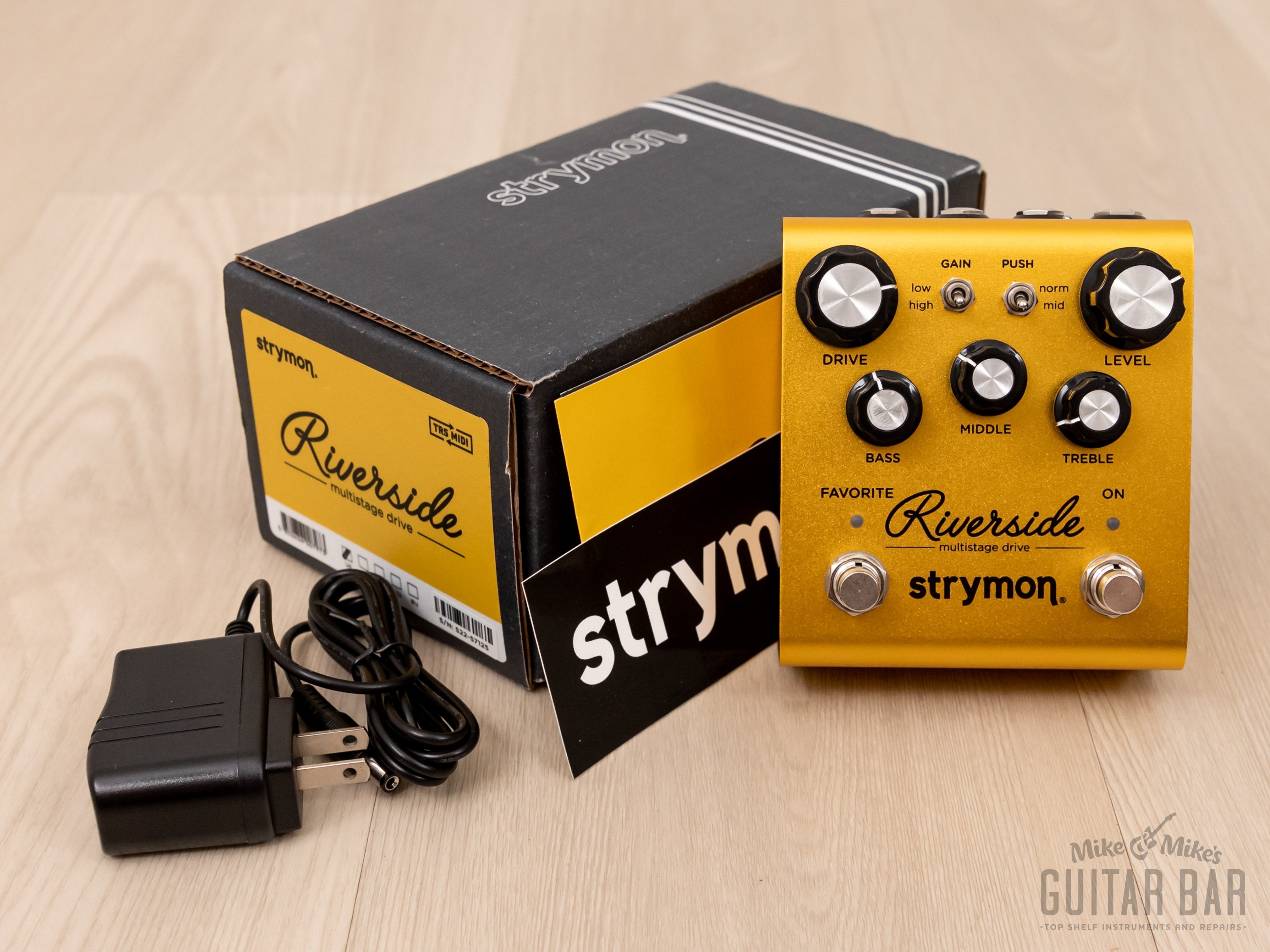 Strymon Riverside Multistage Drive Guitar Effects Pedal, Near-Mint w/ Box, Power Supply
