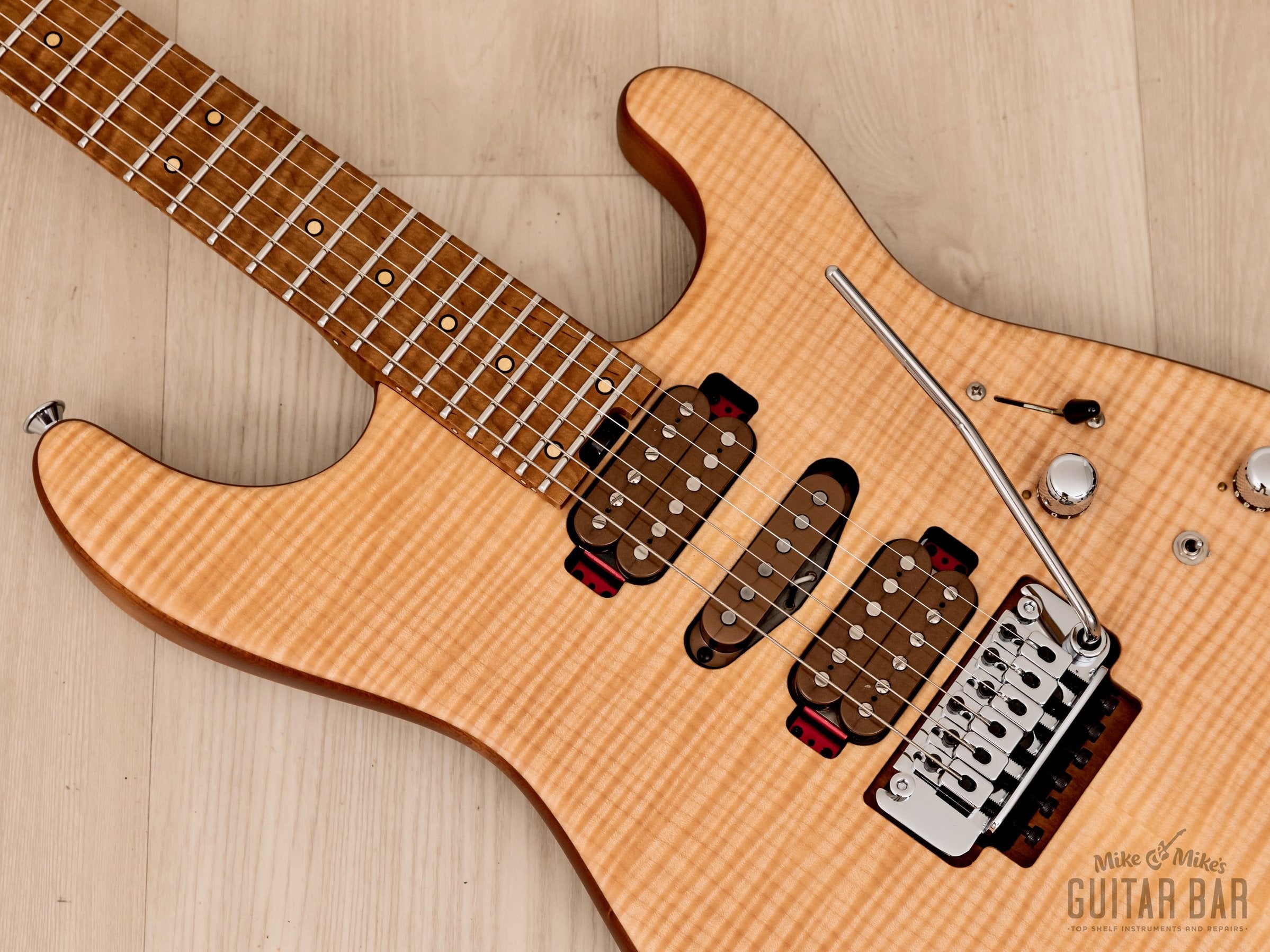 2020 Charvel Guthrie Govan USA Signature HSH Flame Maple Natural w/ Case & Tags