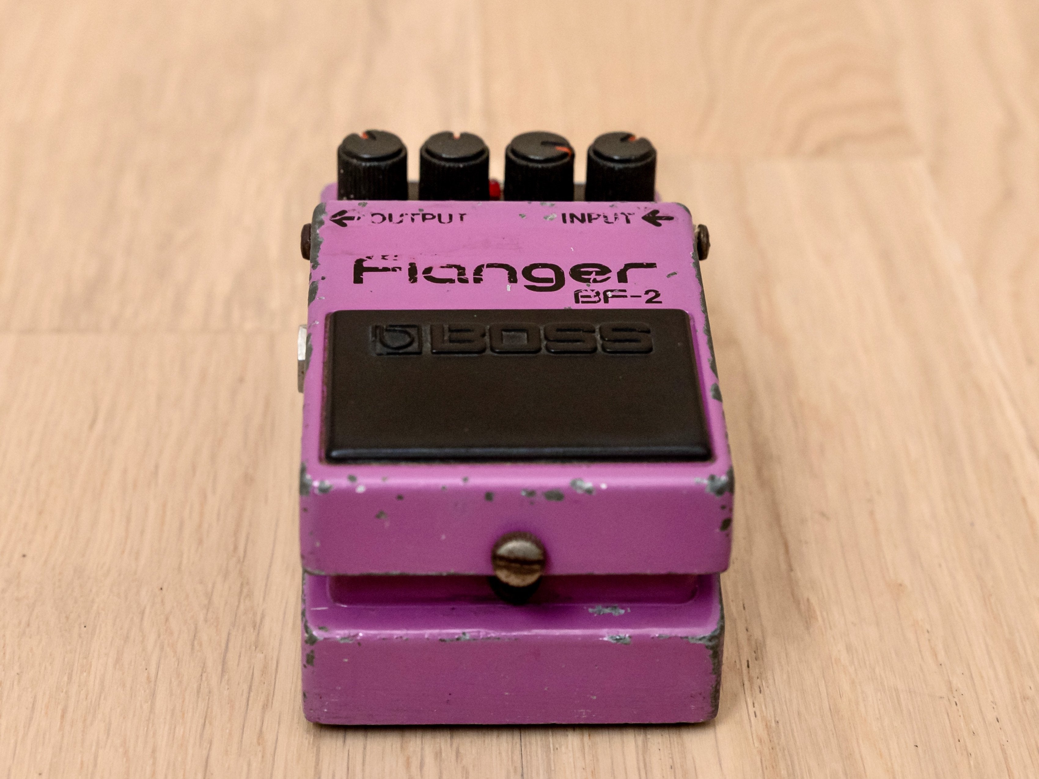 1980 Boss BF-2 Flanger Vintage Guitar Effects Pedal Black Label