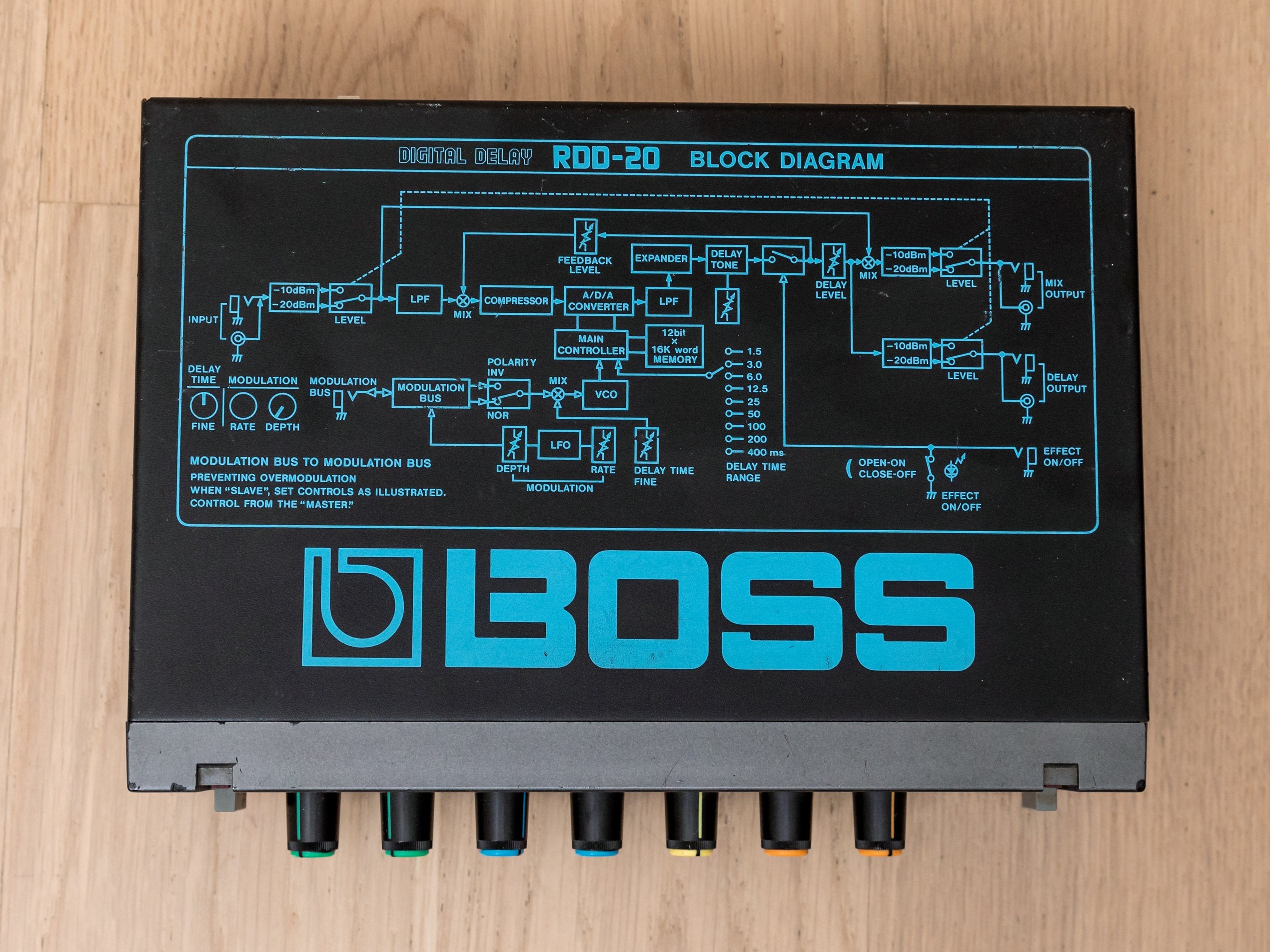 1980s Boss Digital Delay RDD-20 Micro Rack Series w/ Modulation