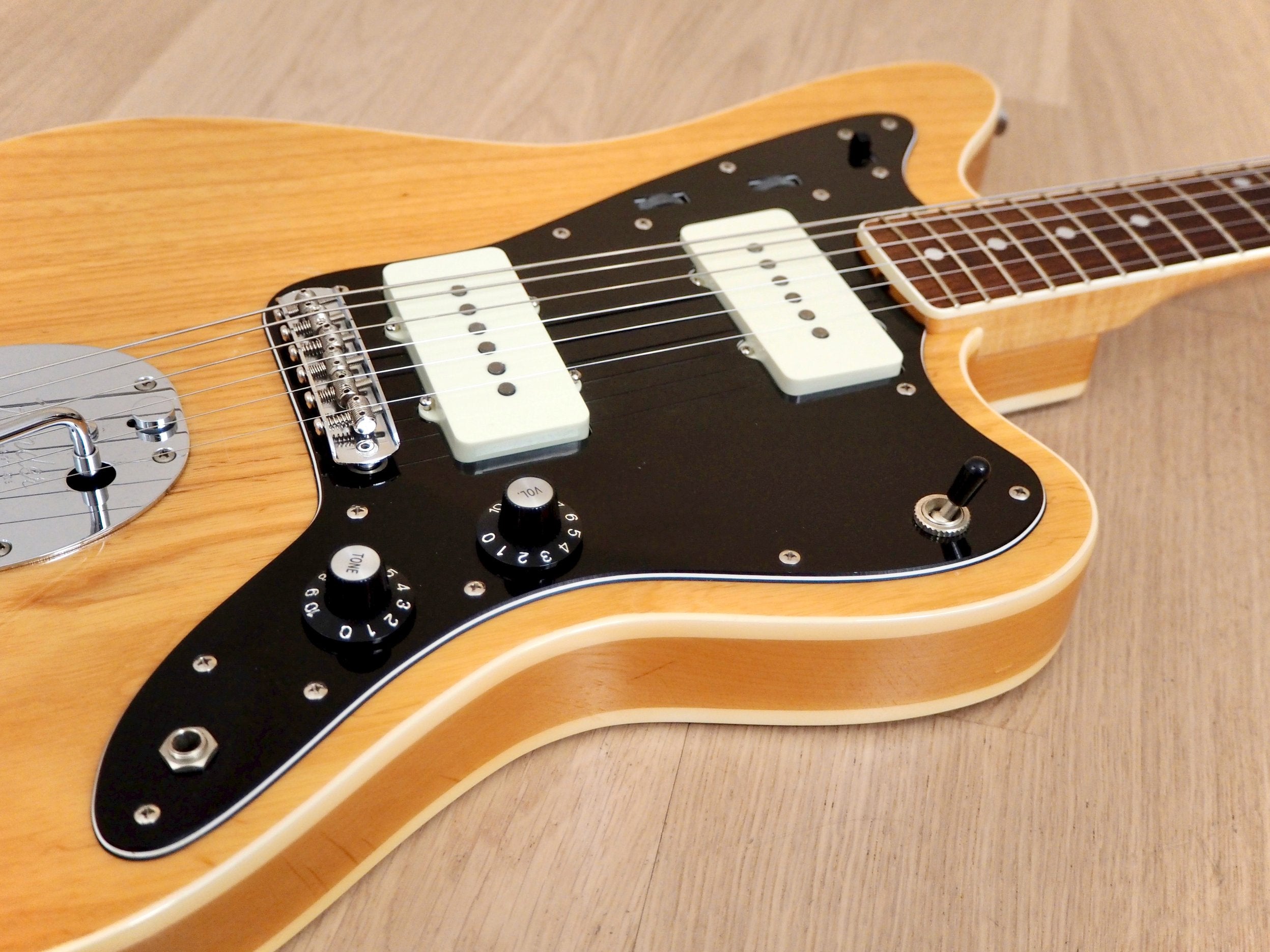2011 Fender Jazzmaster JM/HO Thinline Hollowbody Offset Guitar Ash w/ USA  Pickups, Japan MIJ
