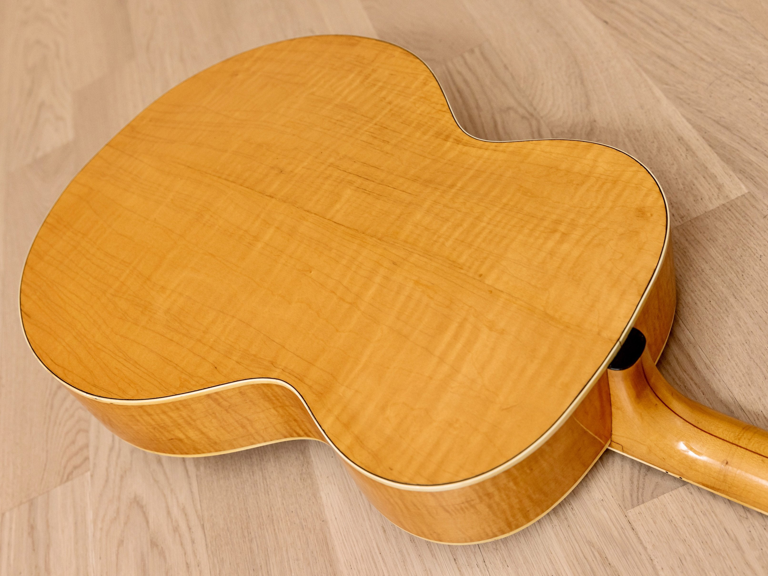 1950s Bacon Belmont Vintage Gretsch-Made Archtop Electric Guitar w/ DeArmond Dynasonics, Case