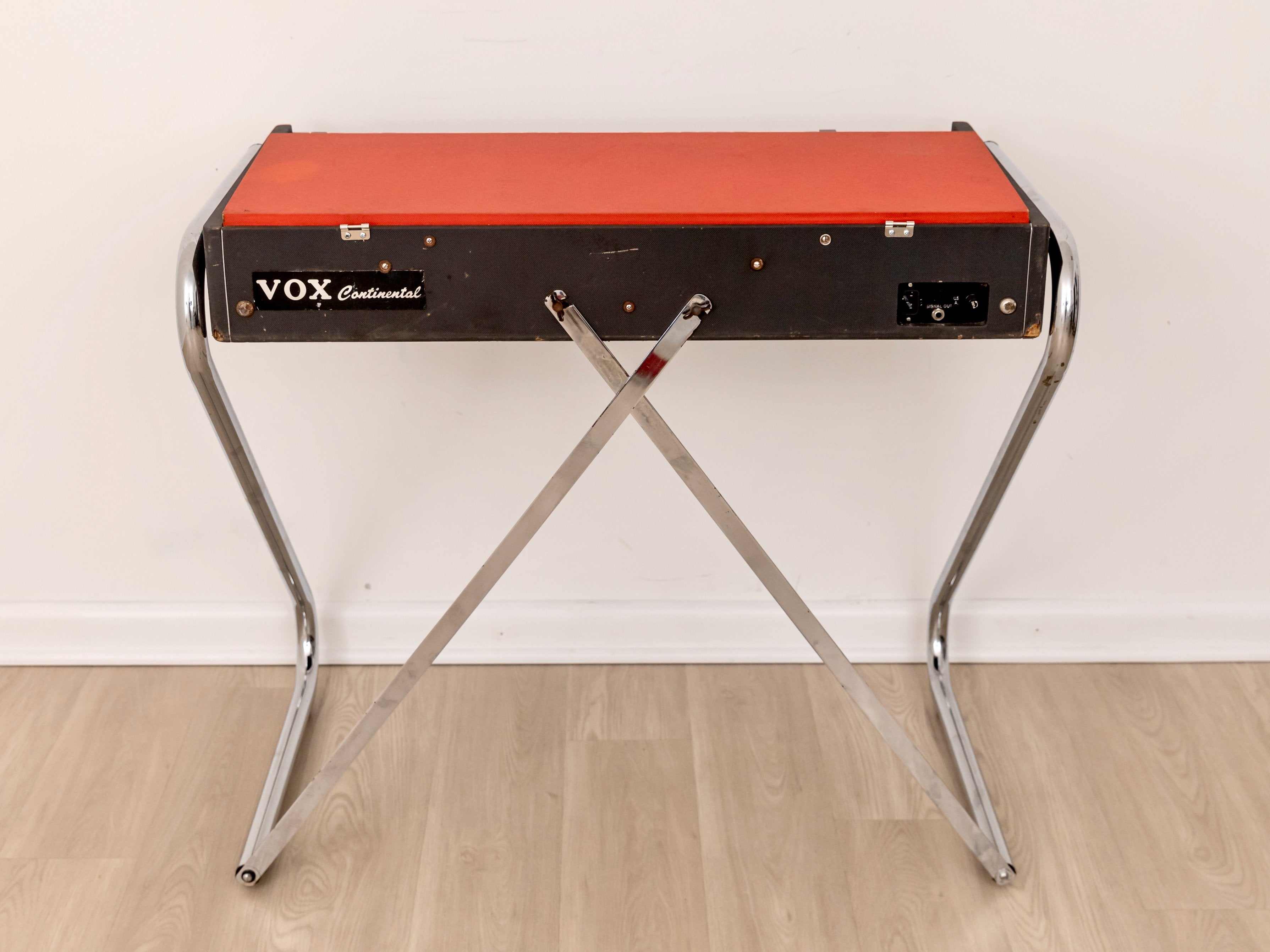 1968 Vox Continental Vintage Combo Organ Keyboard V301E Italian w/ Z Legs, Case