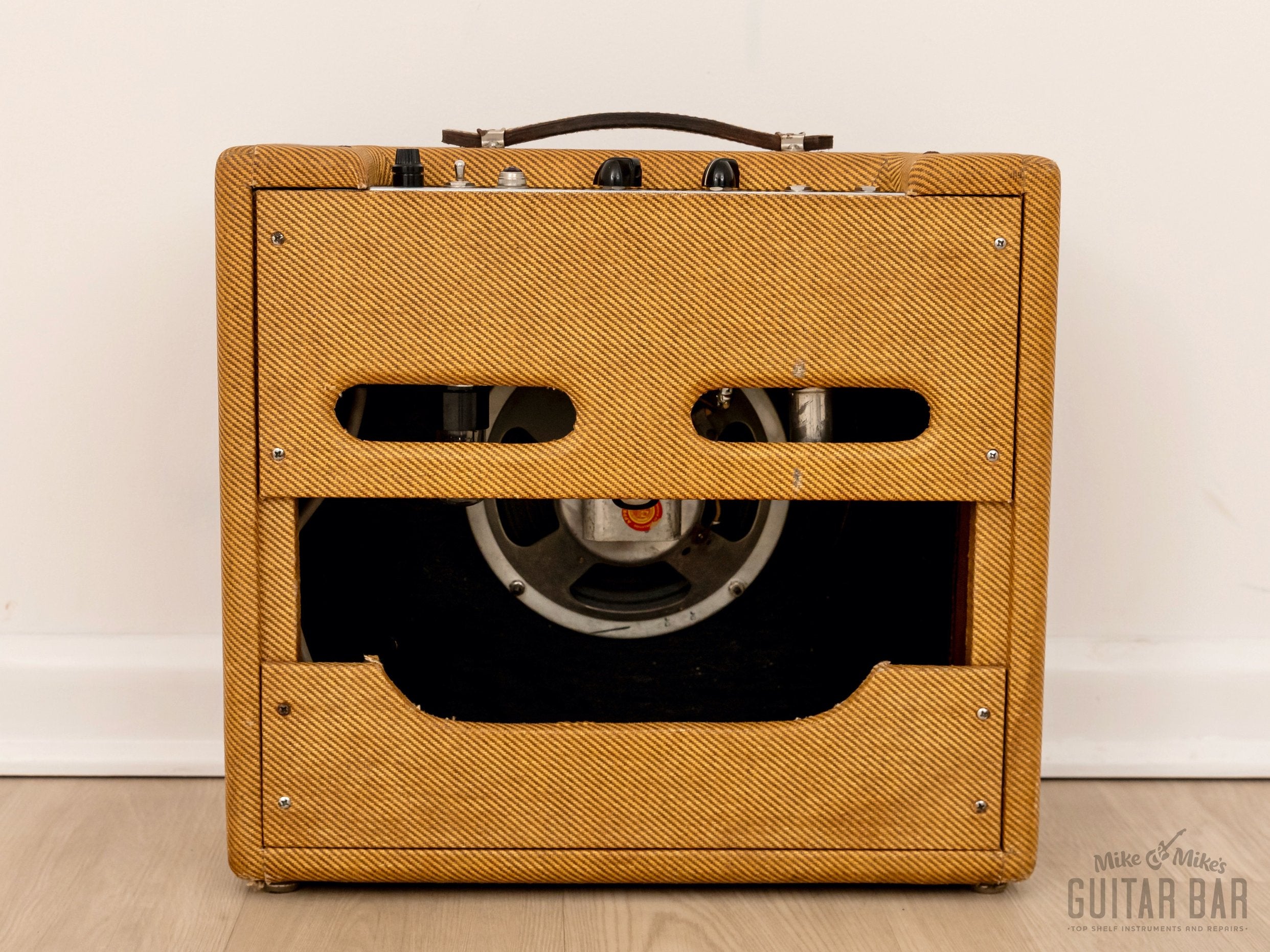 1960 Fender Princeton Tweed Vintage Tube Amp Narrow Panel Big Box 5F2-A Circuit w/ Victoria Cover