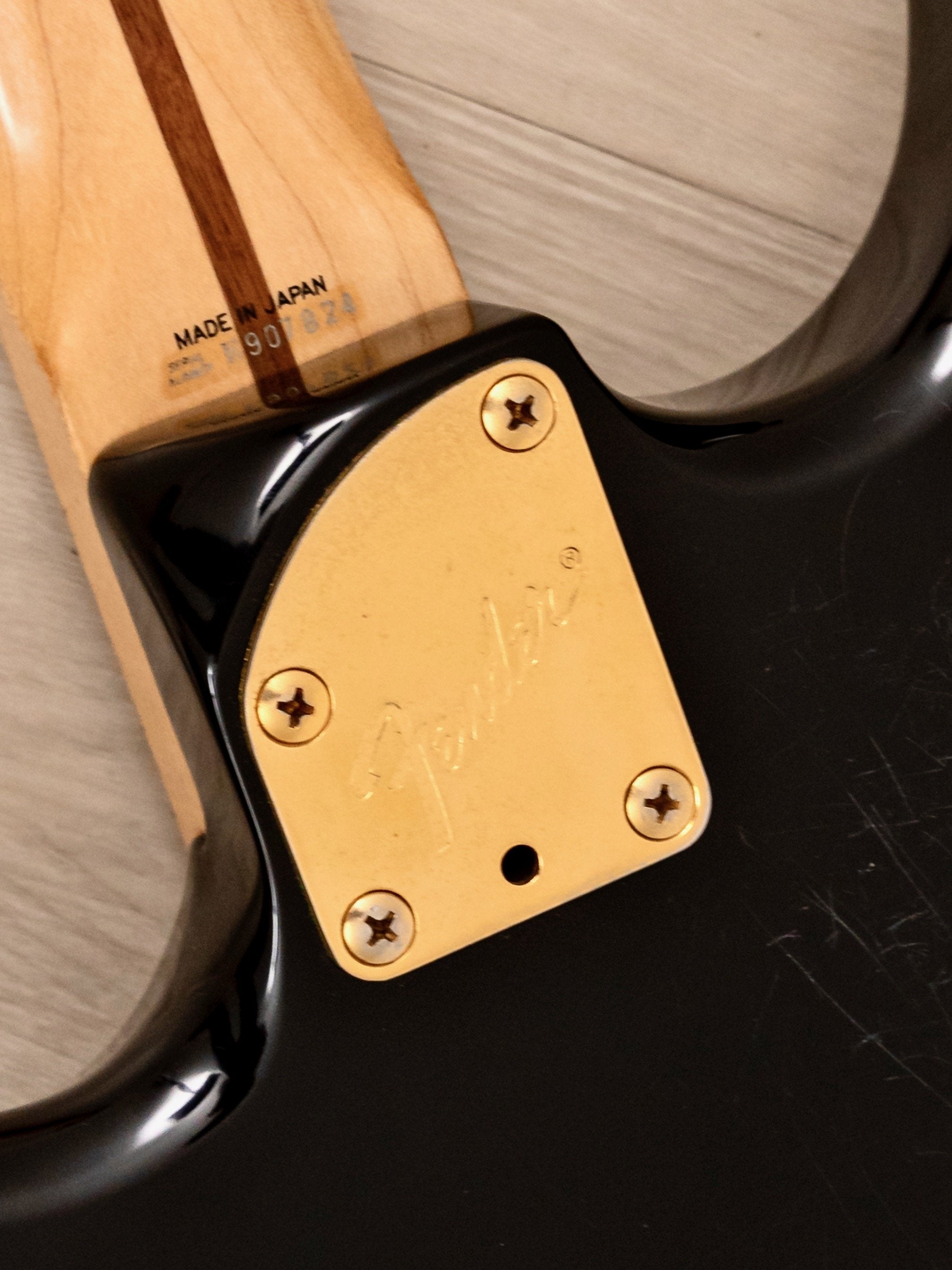 1988 Fender Stratocaster STR-70 SSH Black w/ Seymour Duncan Hot Rails & Floyd Rose, Japan MIJ Fujigen