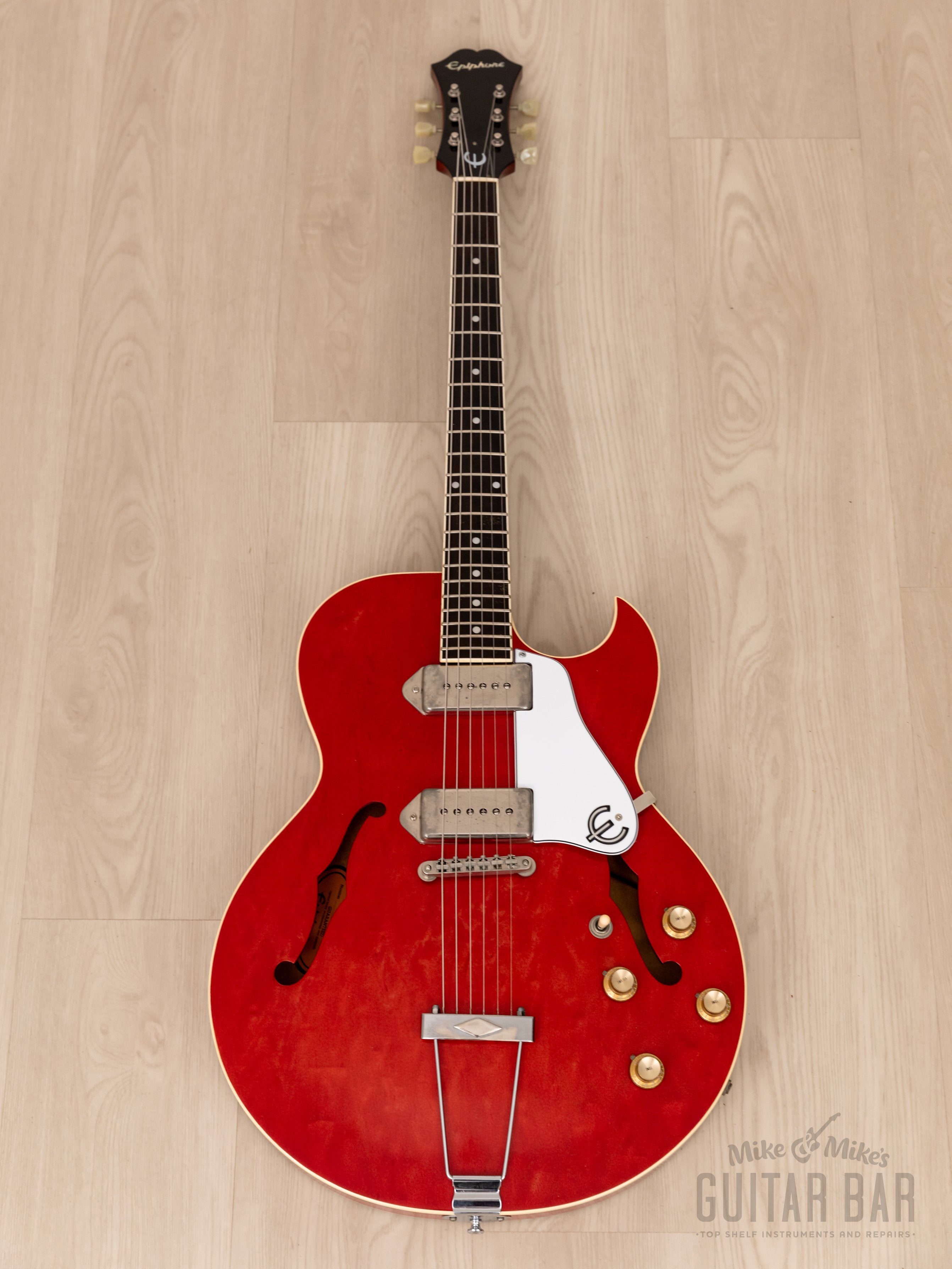 1991 Epiphone Sorrento ES-930J Hollowbody Electric Guitar Cherry w 