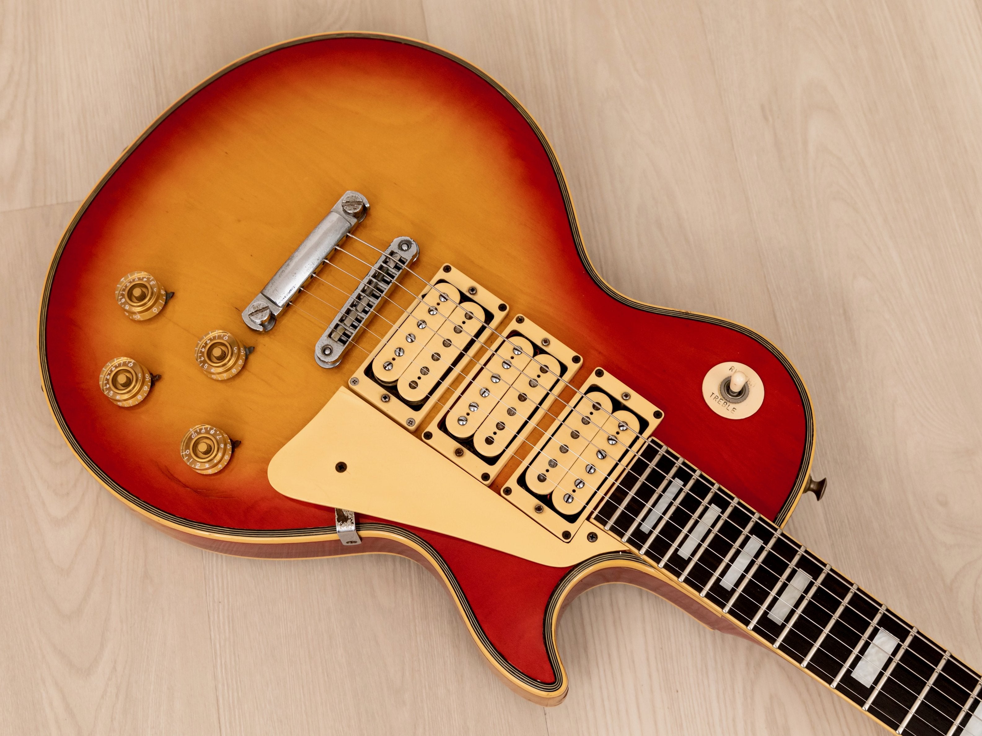 1978 Greco EG600 Custom Triple Pickup Vintage Electric Guitar w/ Maxon PAFs, Japan, Ace Frehley