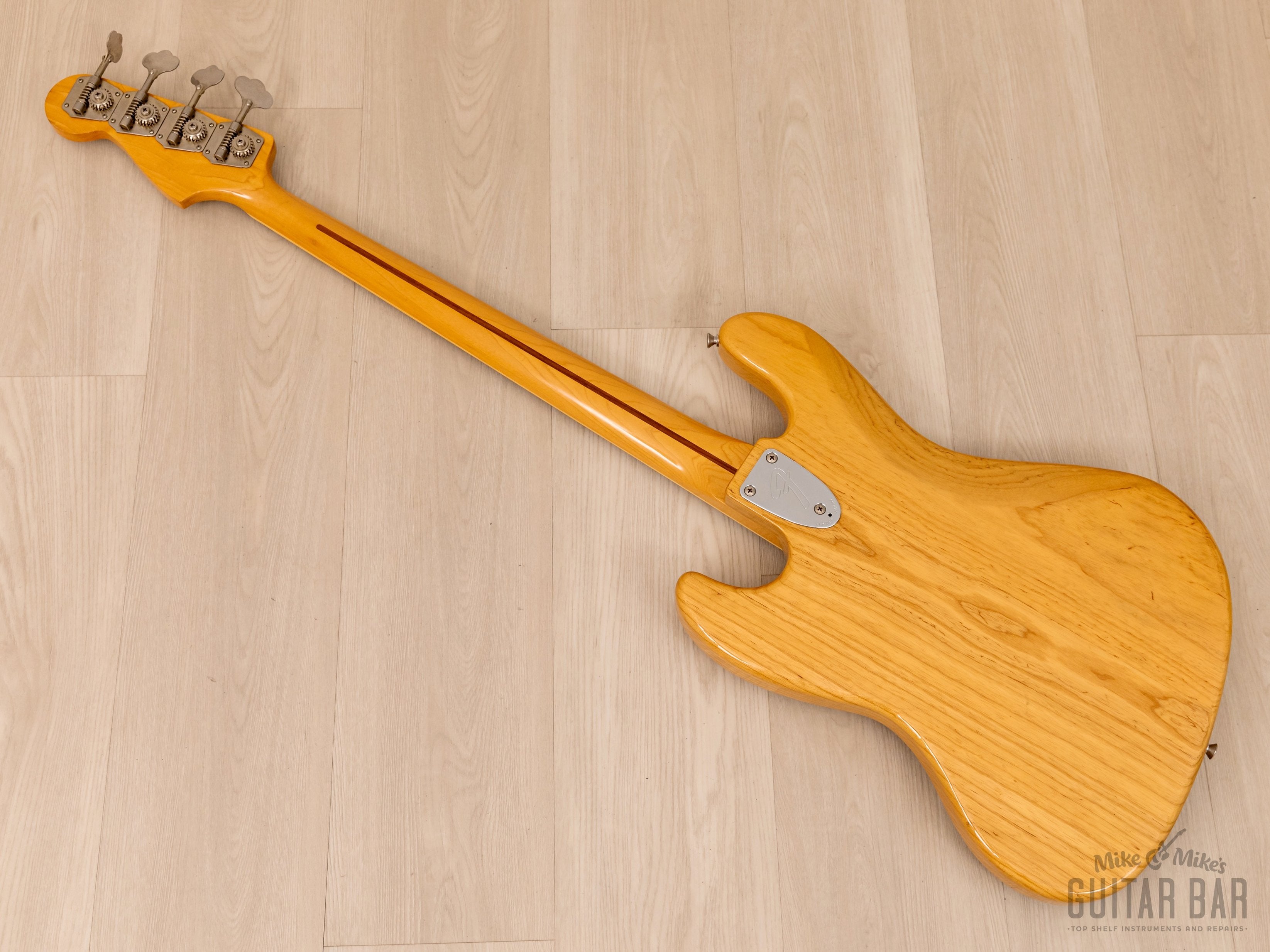 1998 Fender Marcus Miller Jazz Bass Natural Ash w/ Active EQ, 100% Original, First Year, Japan MIJ