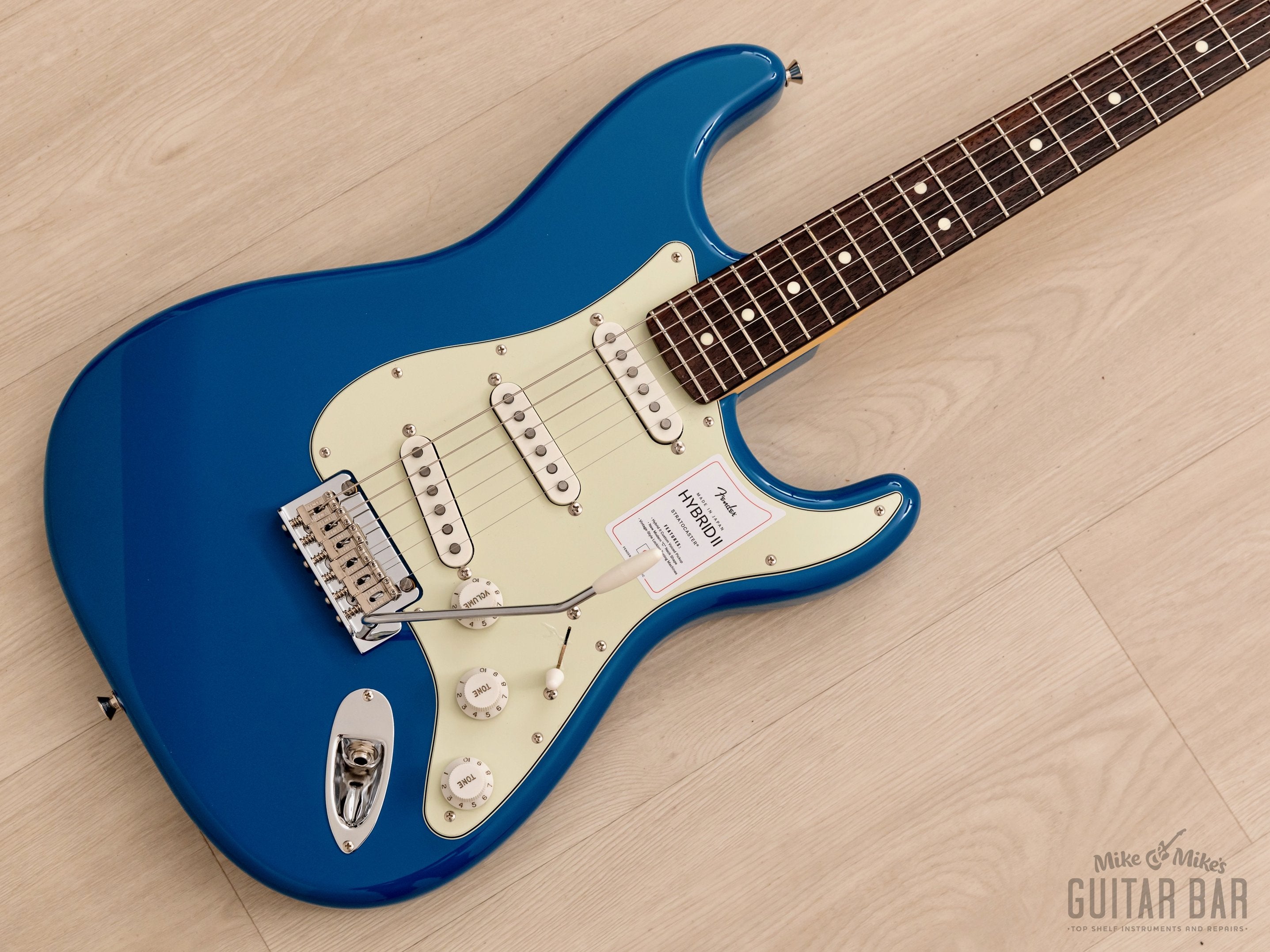 2023 Fender Hybrid II Stratocaster Forest Blue, Mint w/ Hangtags, Japan MIJ