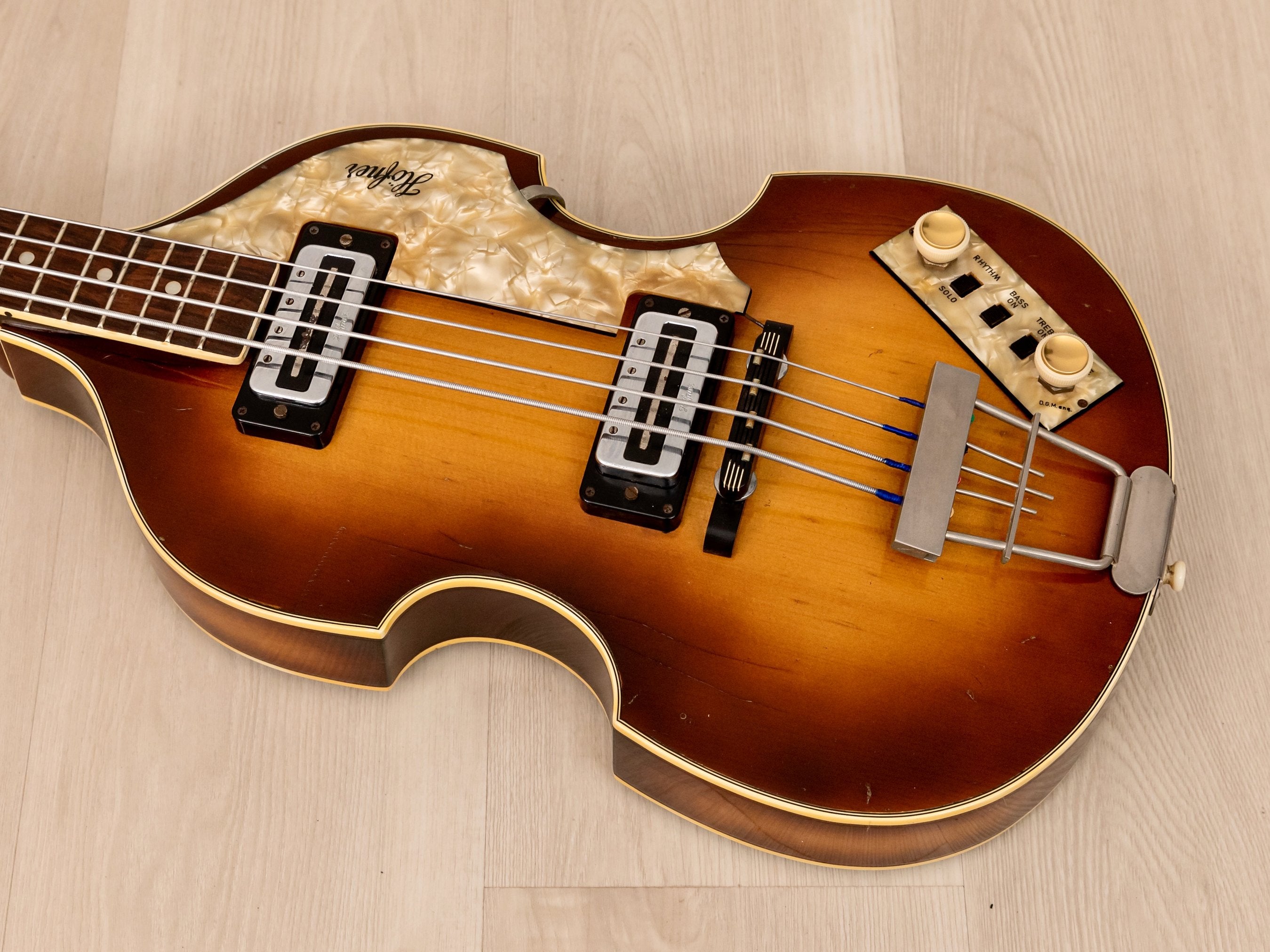 1973 Hofner 500/1 Beatle Bass Vintage Violin Bass 100% Original w/ Blade Pickups, Case