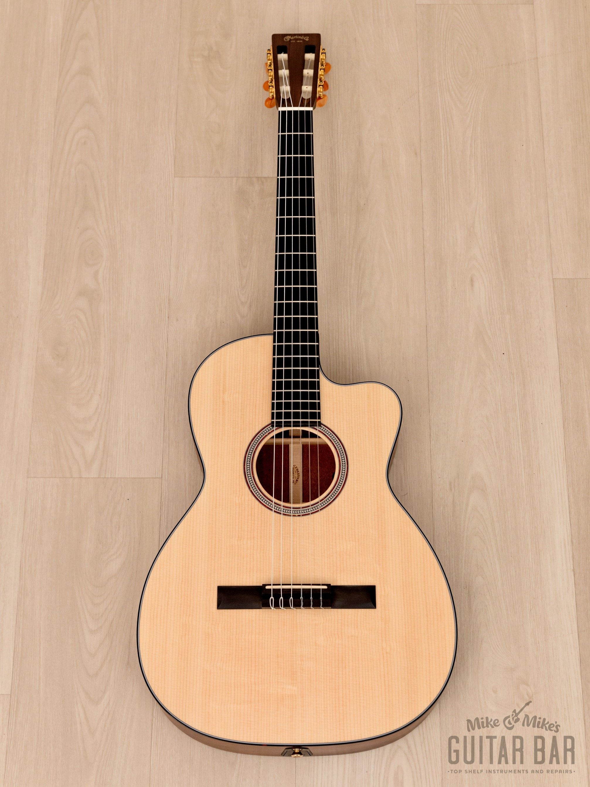 2021 Martin 000C12-16 Nylon Cutaway Acoustic Electric Guitar, Near Mint w/ Case, Hangtags