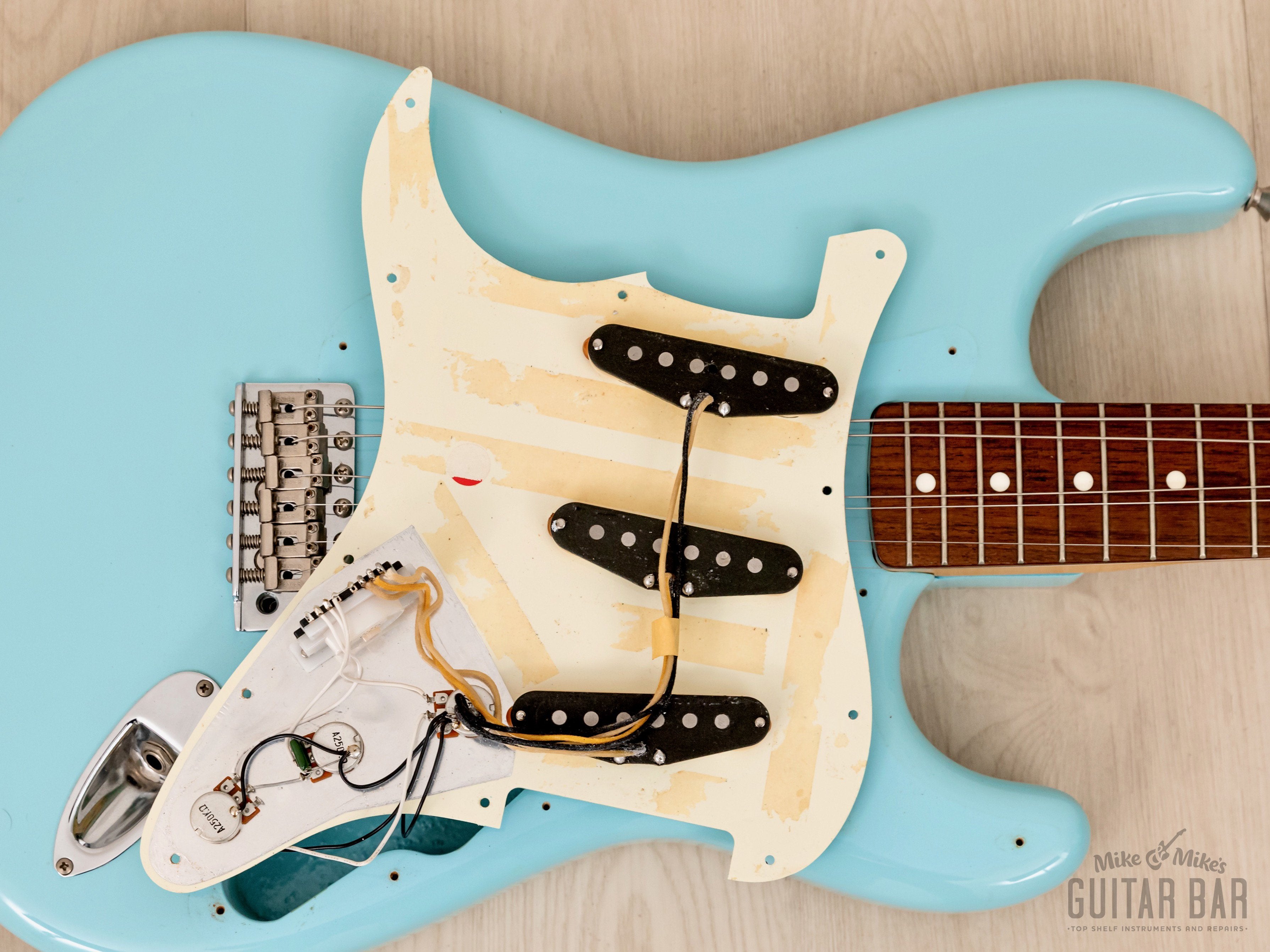 2008 Fender Stratocaster ‘62 Vintage Reissue ST62-US Daphne Blue w/ American Vintage 57/62 Pickups, Japan CIJ