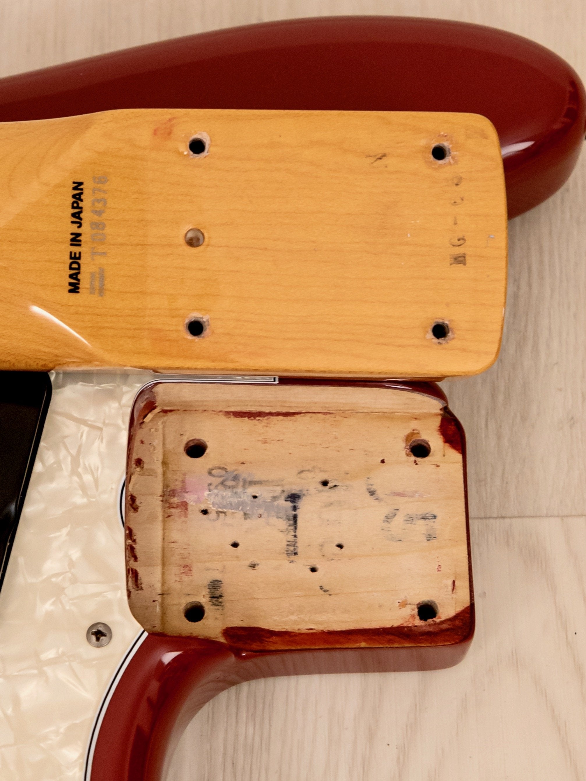 2010 Fender Mustang ’65 Vintage Reissue MG65 Dakota Red w/ Gray Bobbins & USA Harness, Japan MIJ