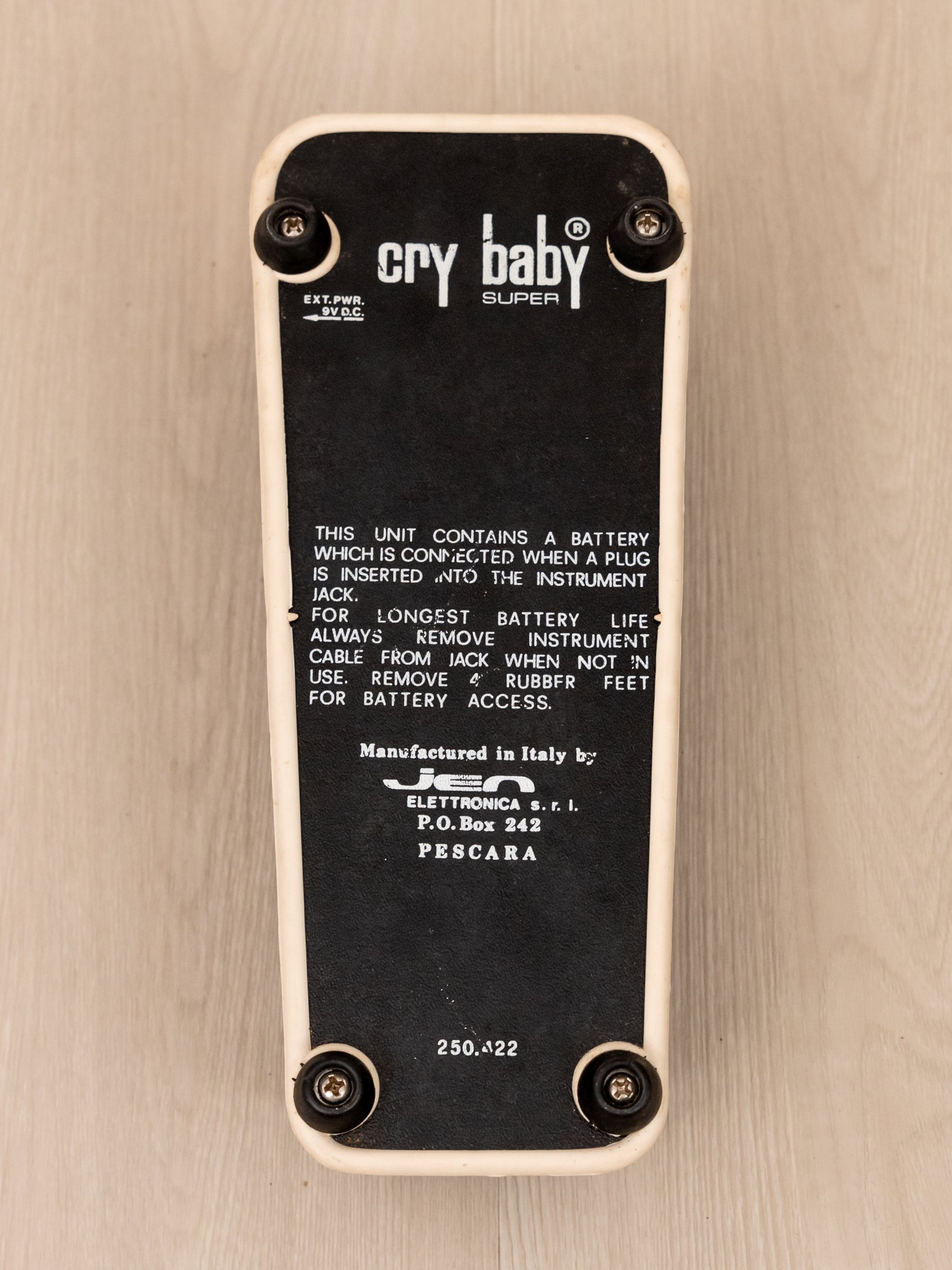 稀少 ヴィンテージ ワウ cry baby Italy Wah - エフェクター、PA機器