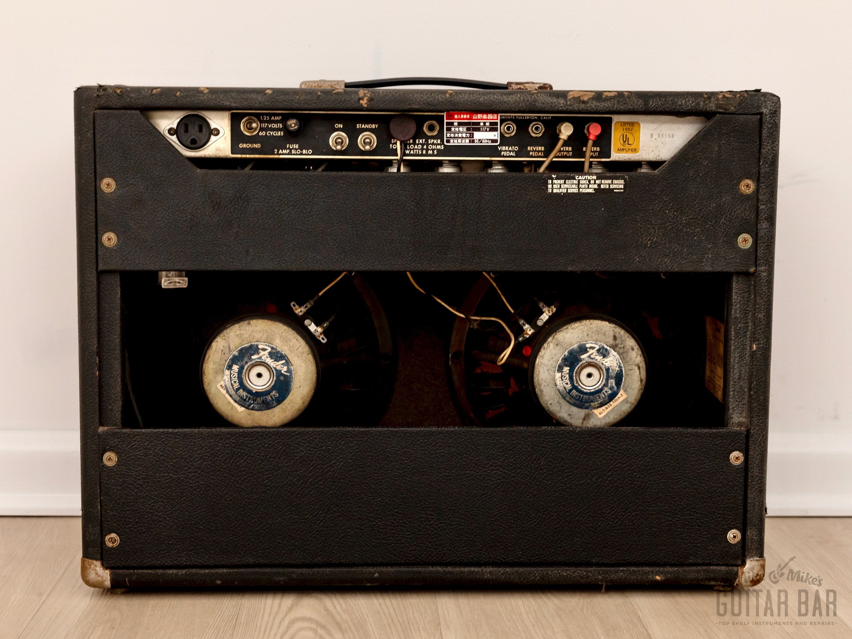 1976 Fender Vibrolux Reverb Silverface Vintage Tube Amp w/ Oxford 10L6 & Footswitch, Serviced