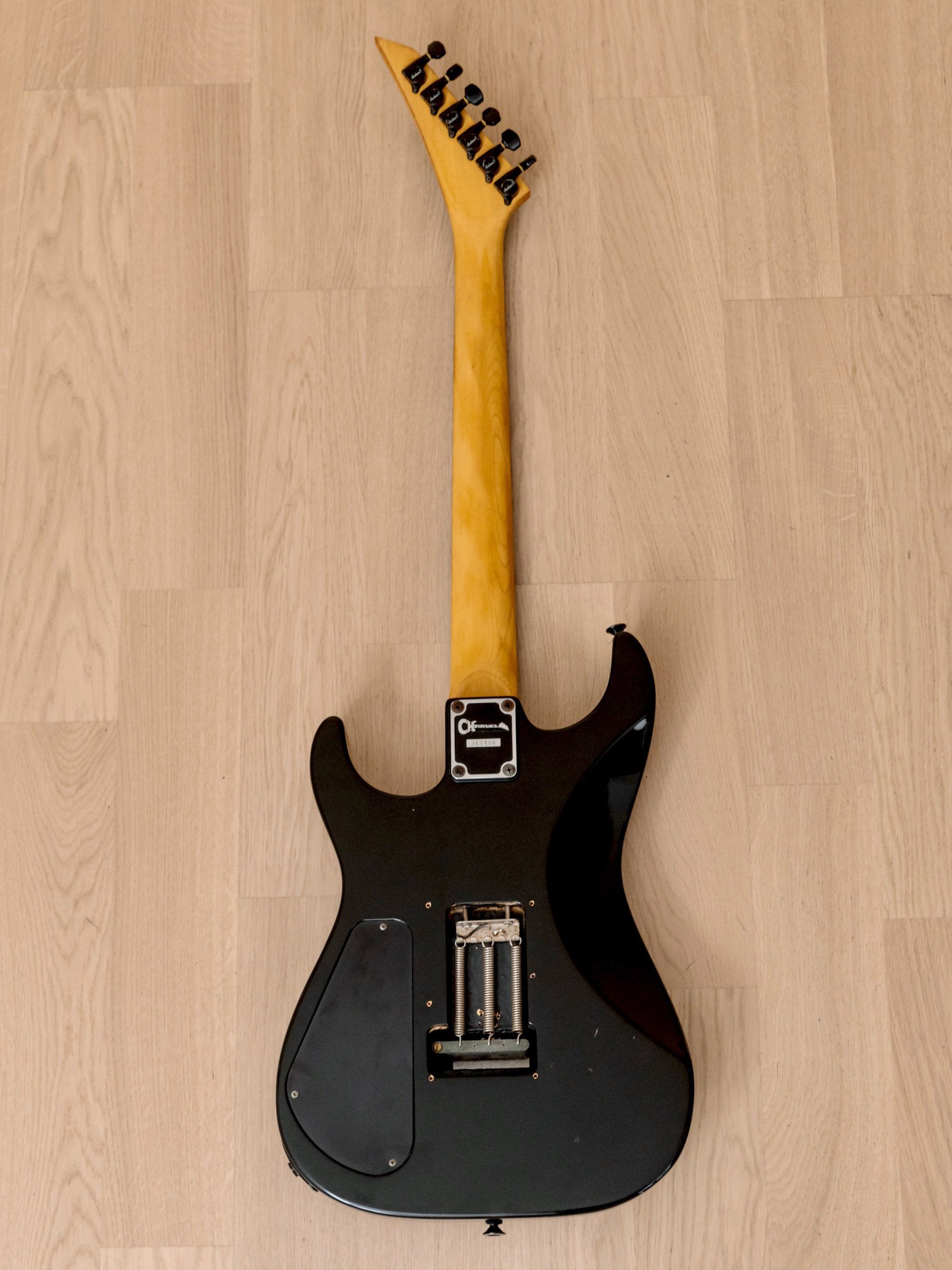 1993 Charvel by Jackson DK-065-SSH Superstrat Vintage Guitar Black, Model 3, Japan