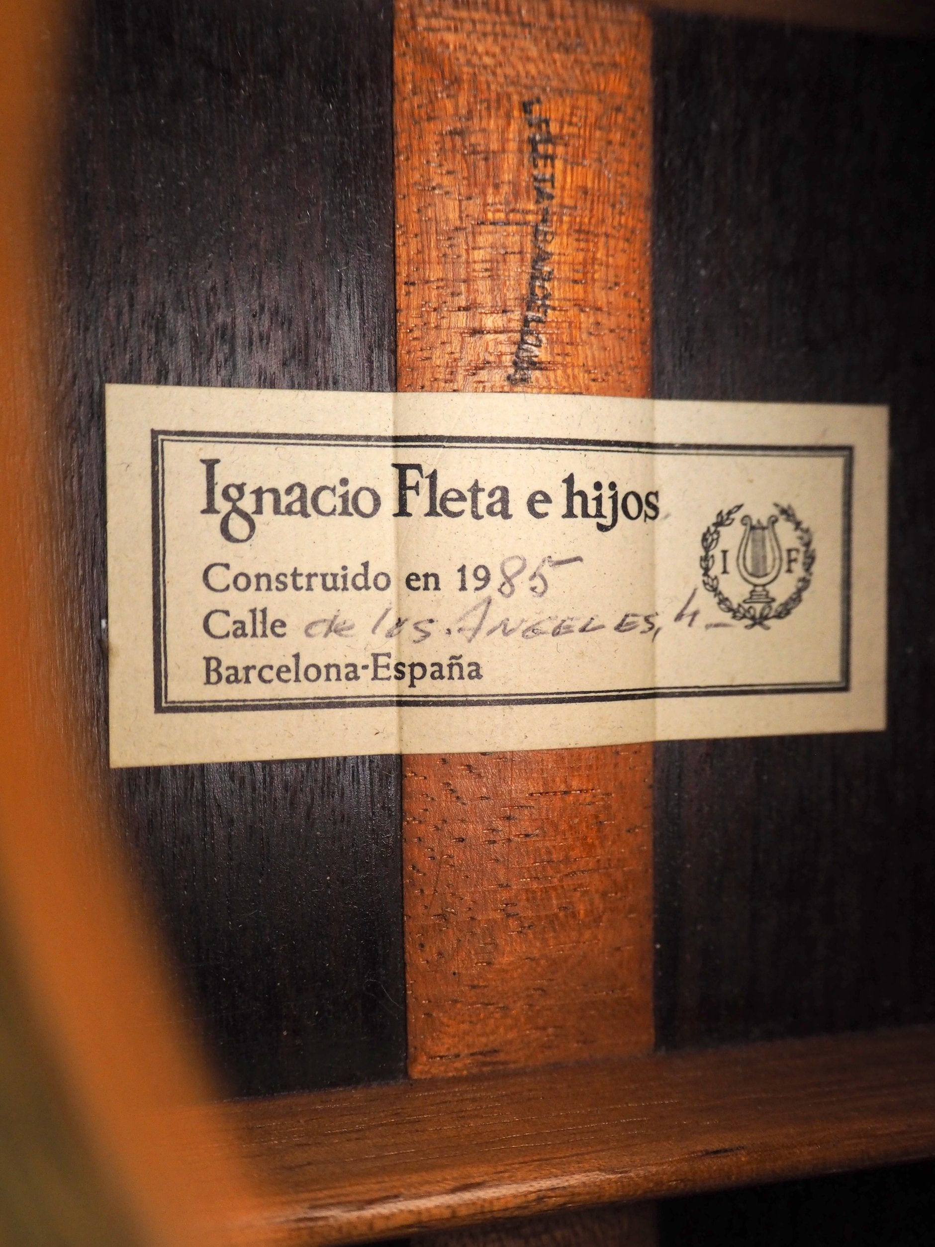 1985 Ignacio Fleta e hijos Vintage Classical Guitar, Collector-Grade w/ Case