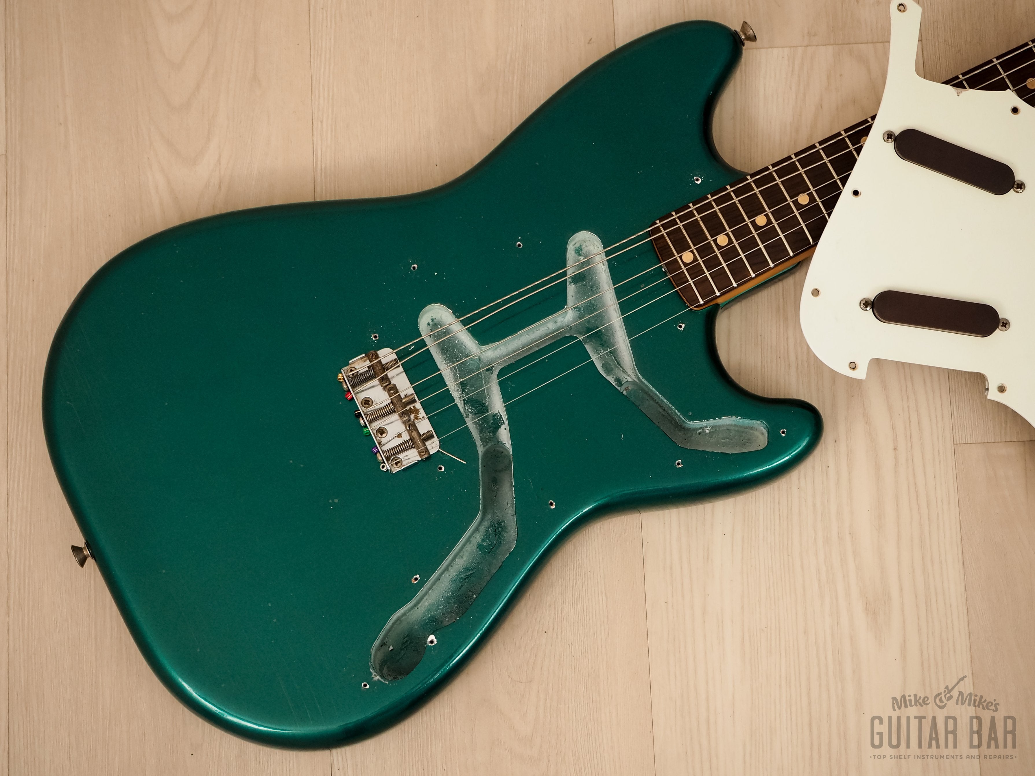 1962 Fender Duo Sonic Pre-CBS Vintage Electric Guitar Ocean Turquoise w/ Case