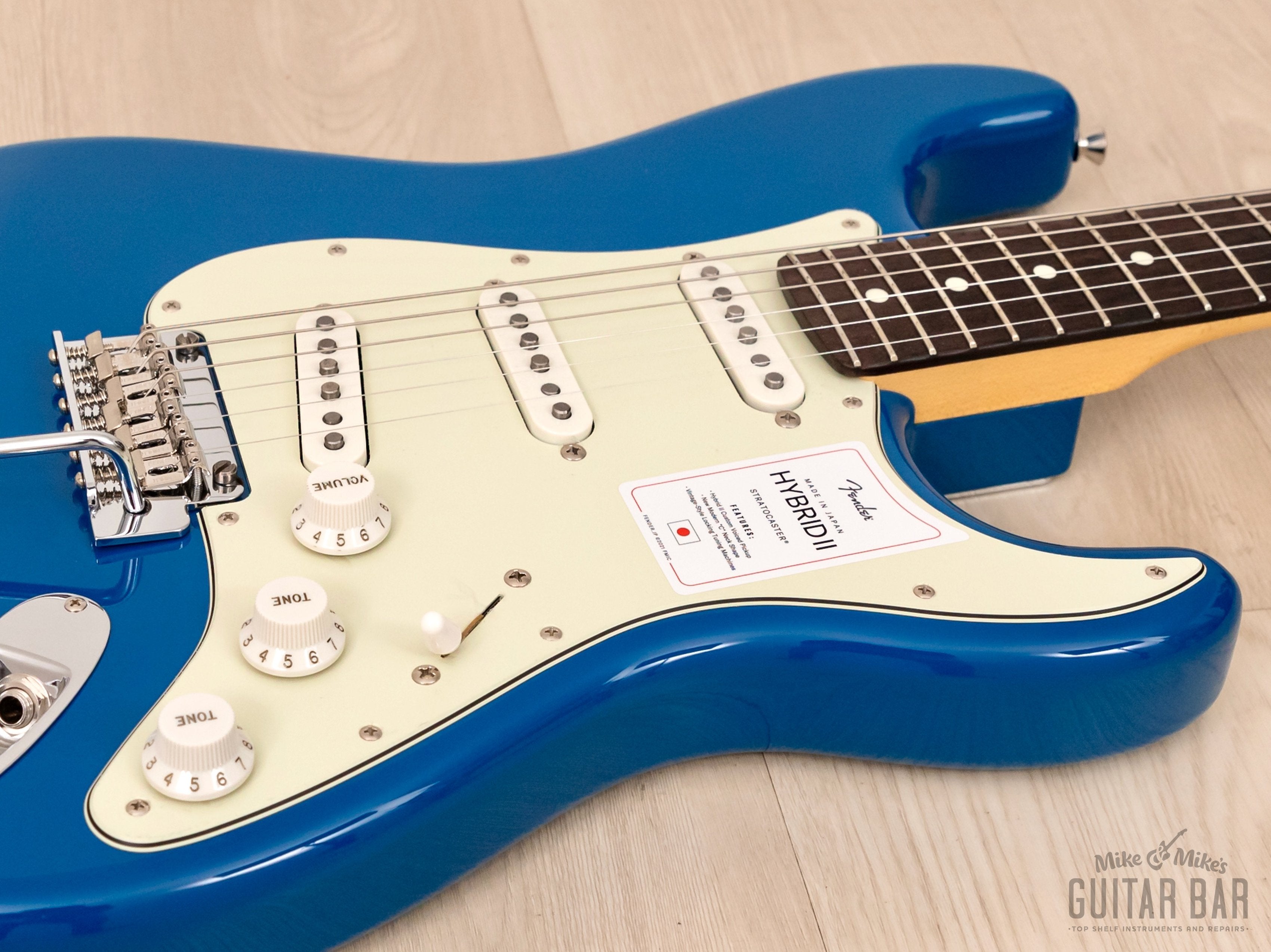 2023 Fender Hybrid II Stratocaster Forest Blue, Mint w/ Hangtags, Japan MIJ