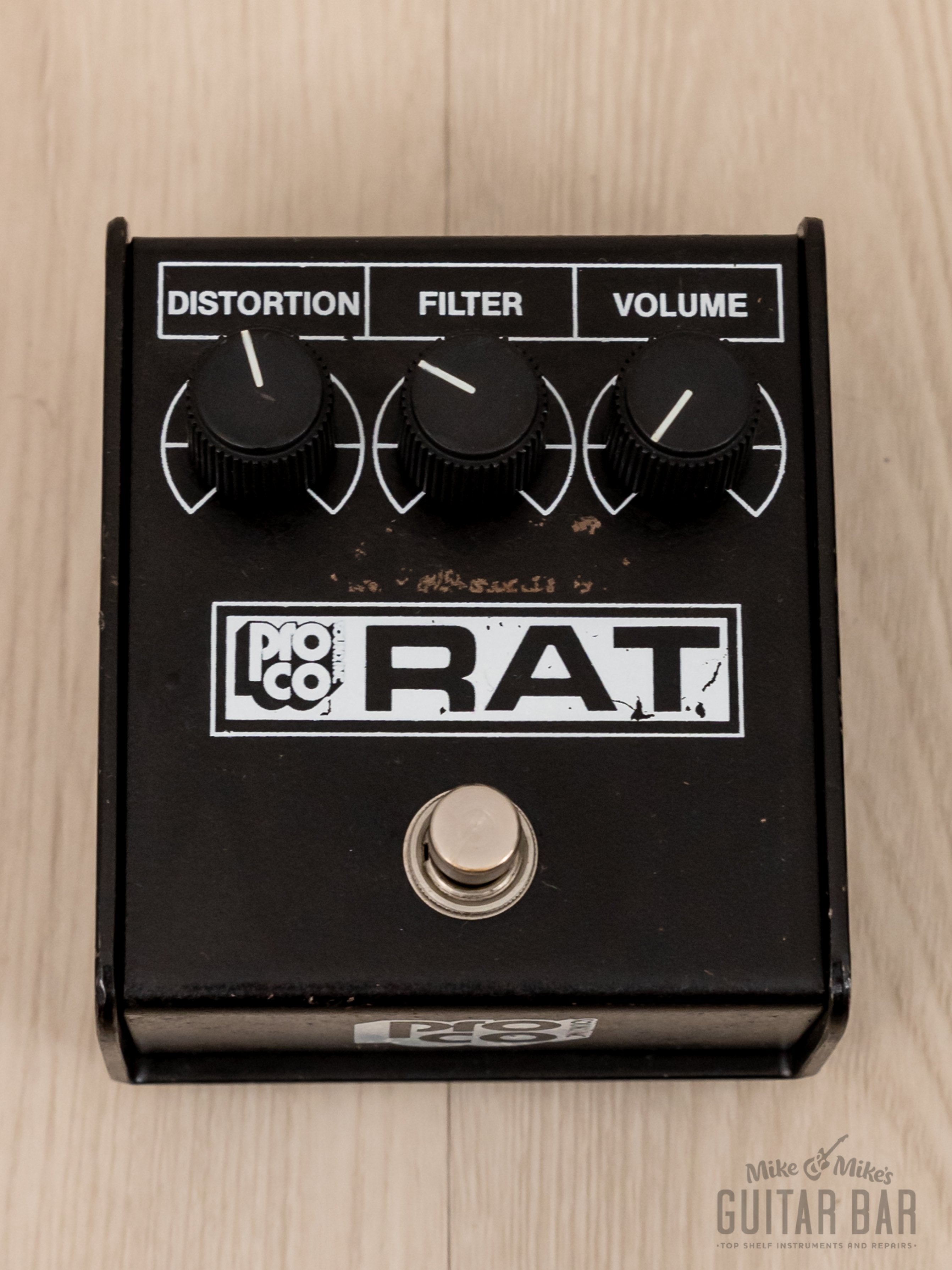 1984 ProCo Rat Small Box White Face Vintage Distortion Guitar Effects  Pedal, One-Owner w/ Box, Receipt