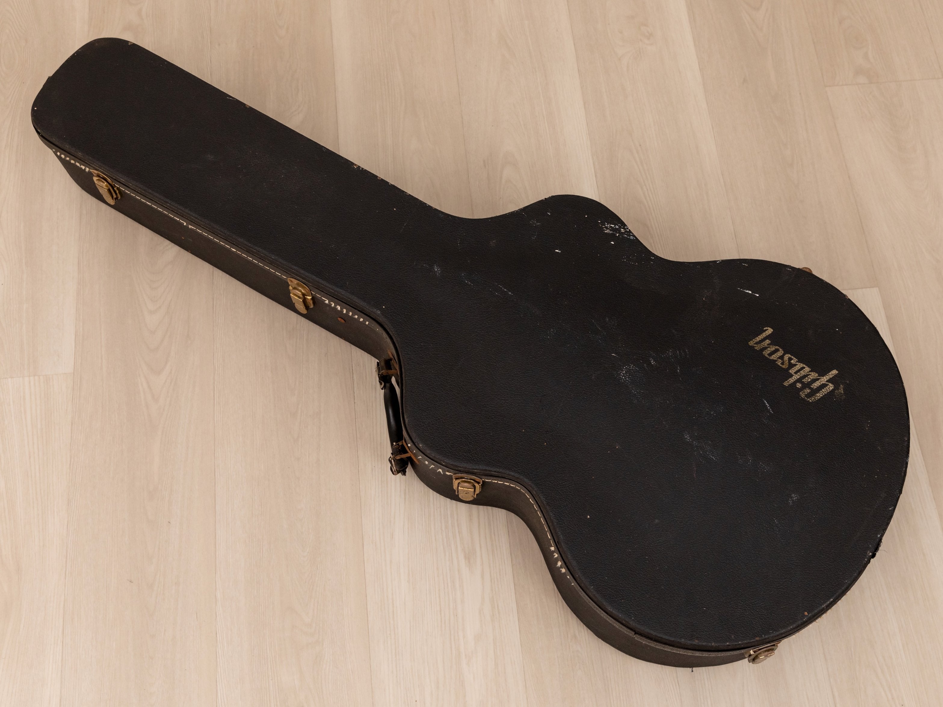 1950 Gibson Archtop Vintage 16” Carved Top Blonde w/ Zipper Binding & Case, Kalamazoo KG-32