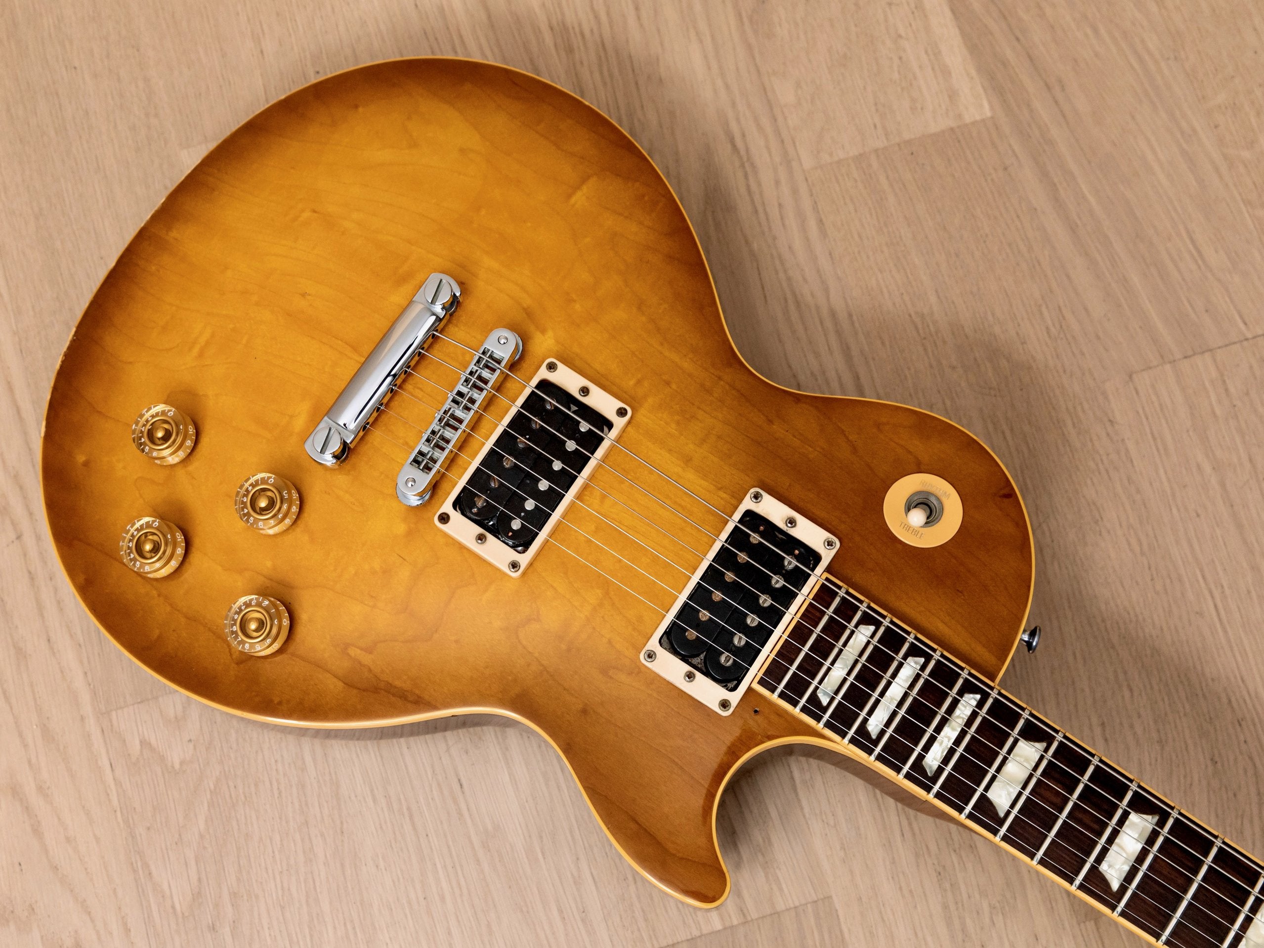 1999 Gibson Les Paul Standard Electric Guitar Honey Burst w/ Case