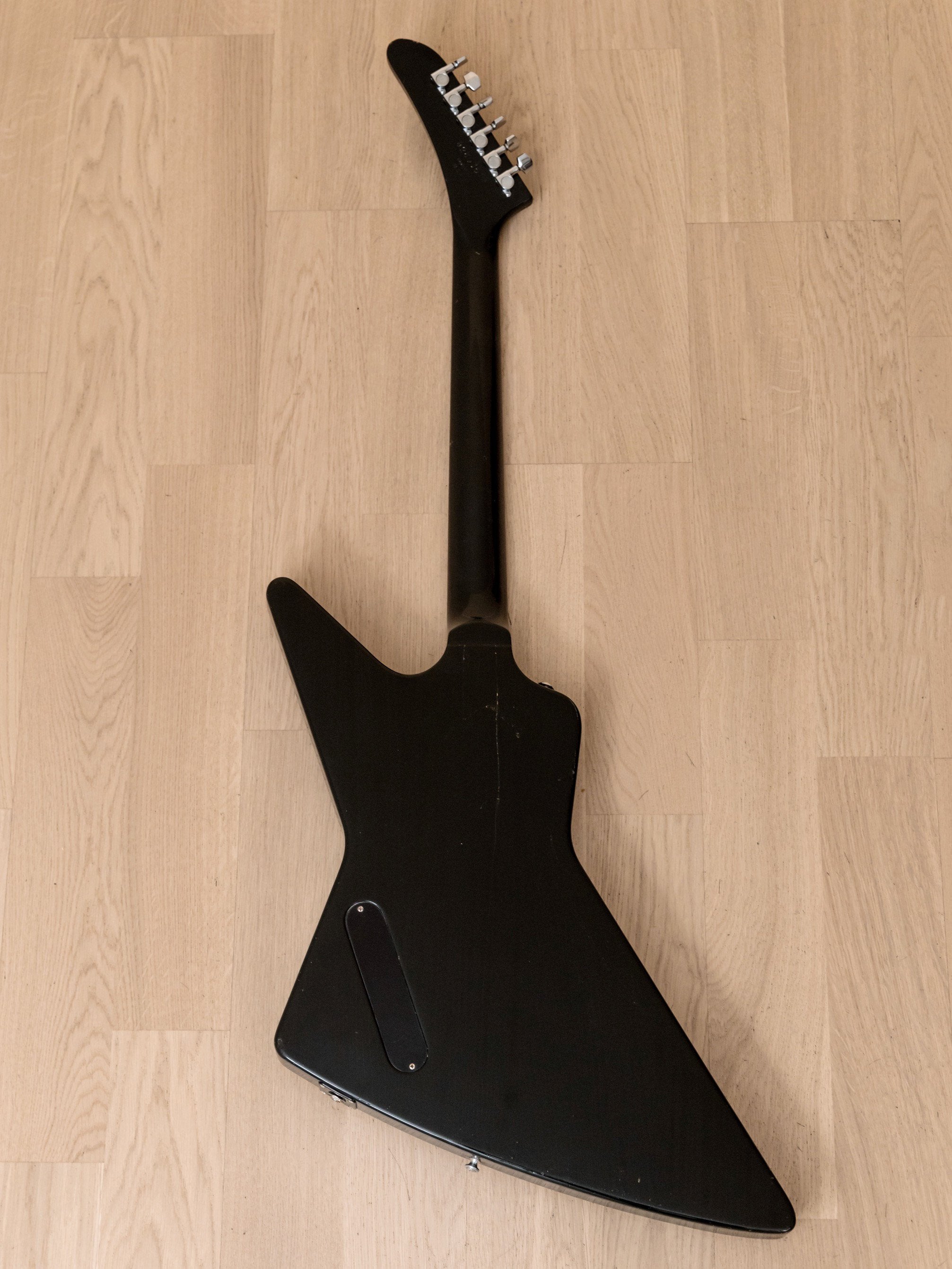 1983 Gibson Explorer Vintage Guitar Ebony, 50s-Style Controls w/ Dirty Fingers & Case