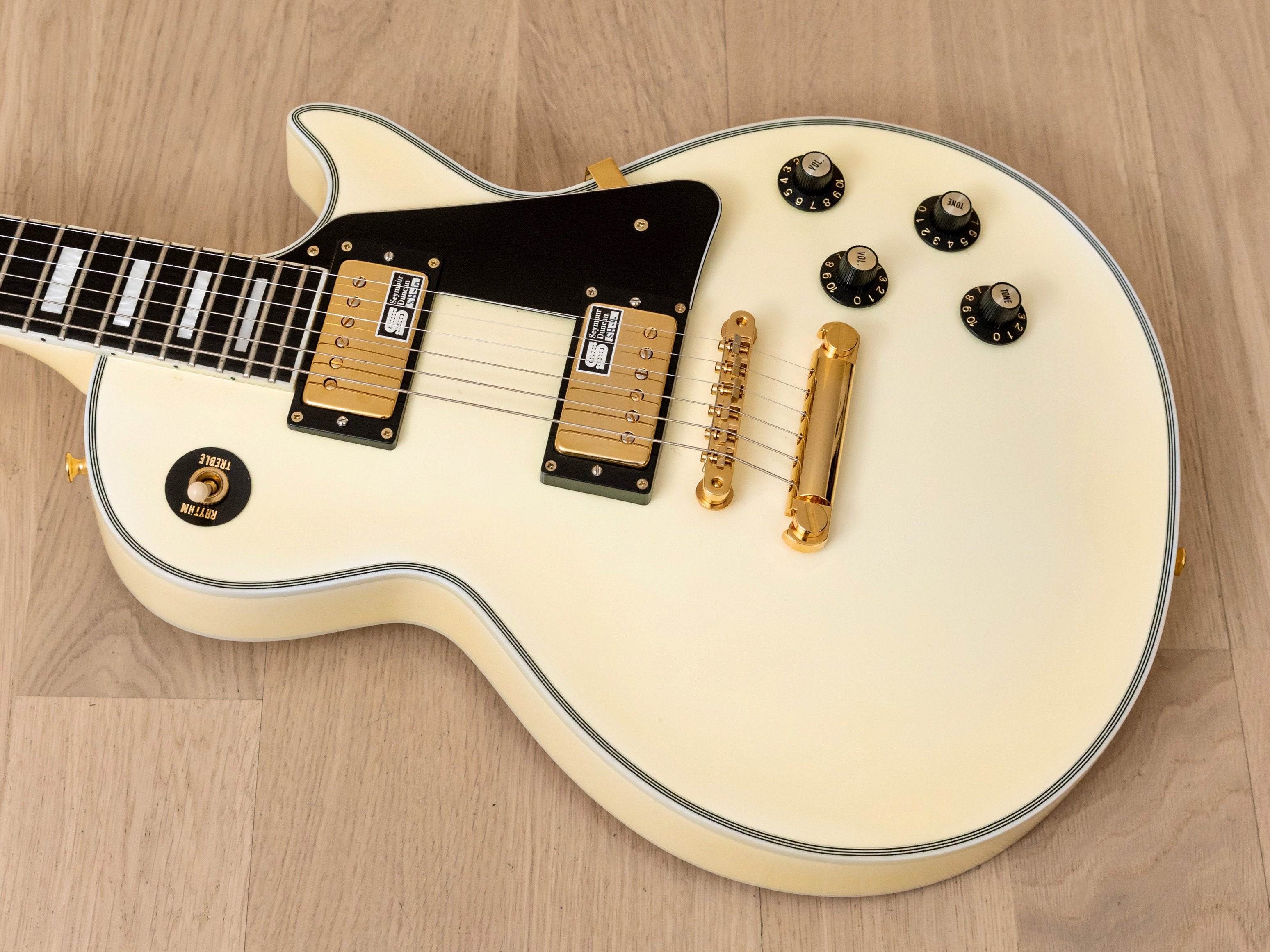2009 Edwards by ESP E-LP-98LTC Custom, Vintage White Nitro Lacquer w/ USA Seymour Duncans, Japan