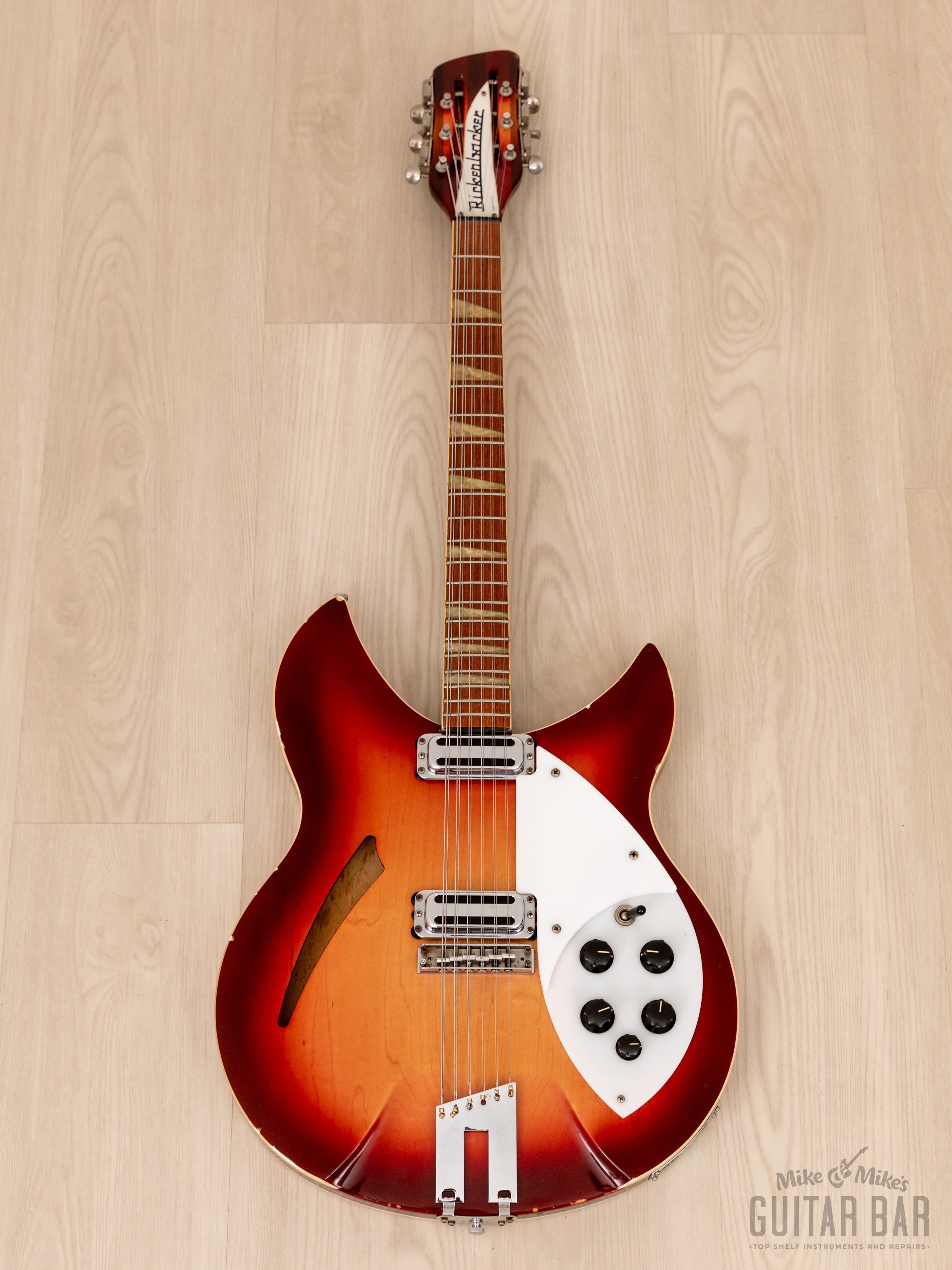 1997 Rickenbacker 360/12V64 Vintage Reissue 12 String Guitar Fireglo w/ OS Body, Case