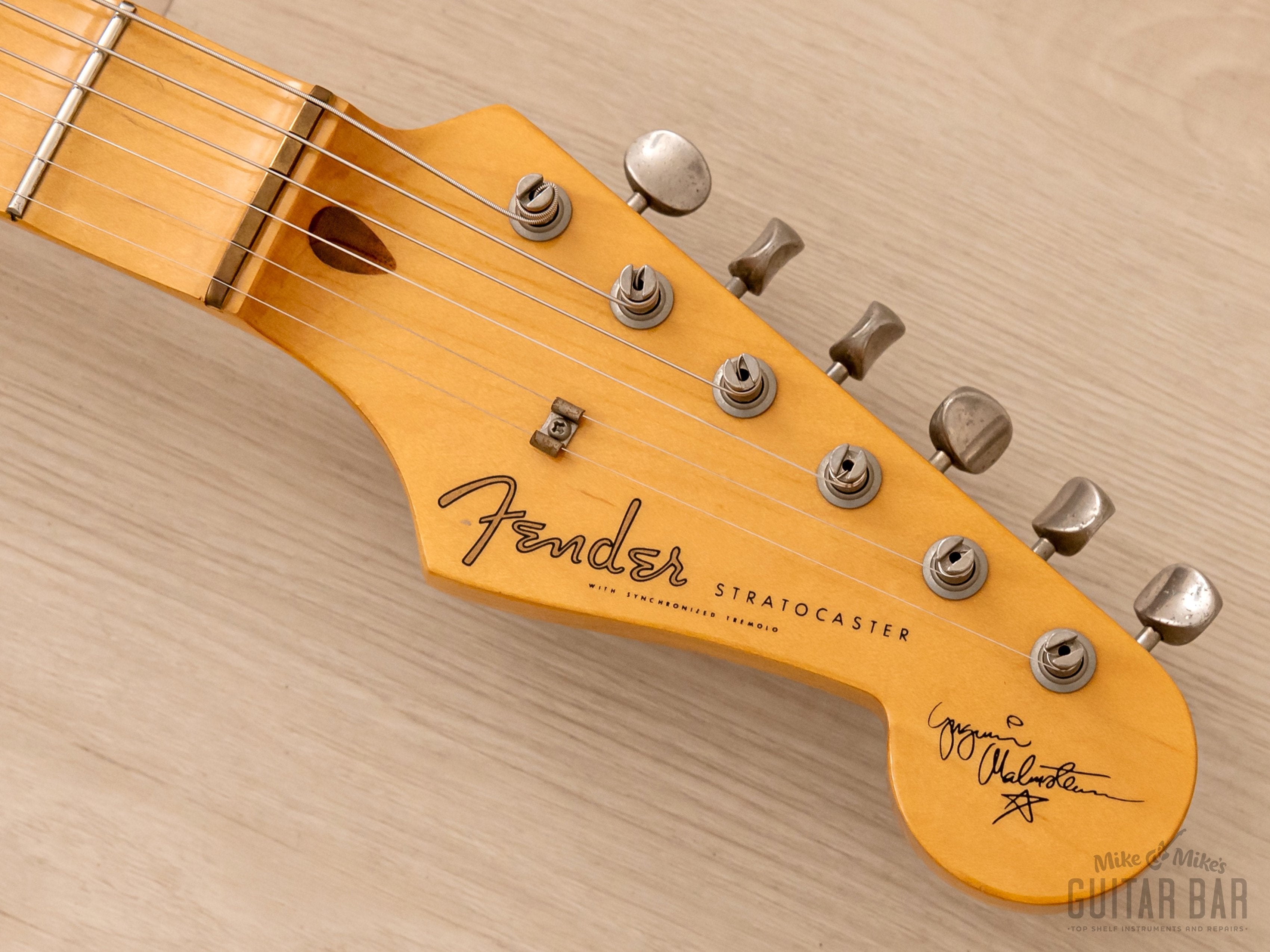 1995 Fender Custom Edition Yngwie Malmsteen Stratocaster ST57-140YM Pearl Yellow White, Japan MIJ