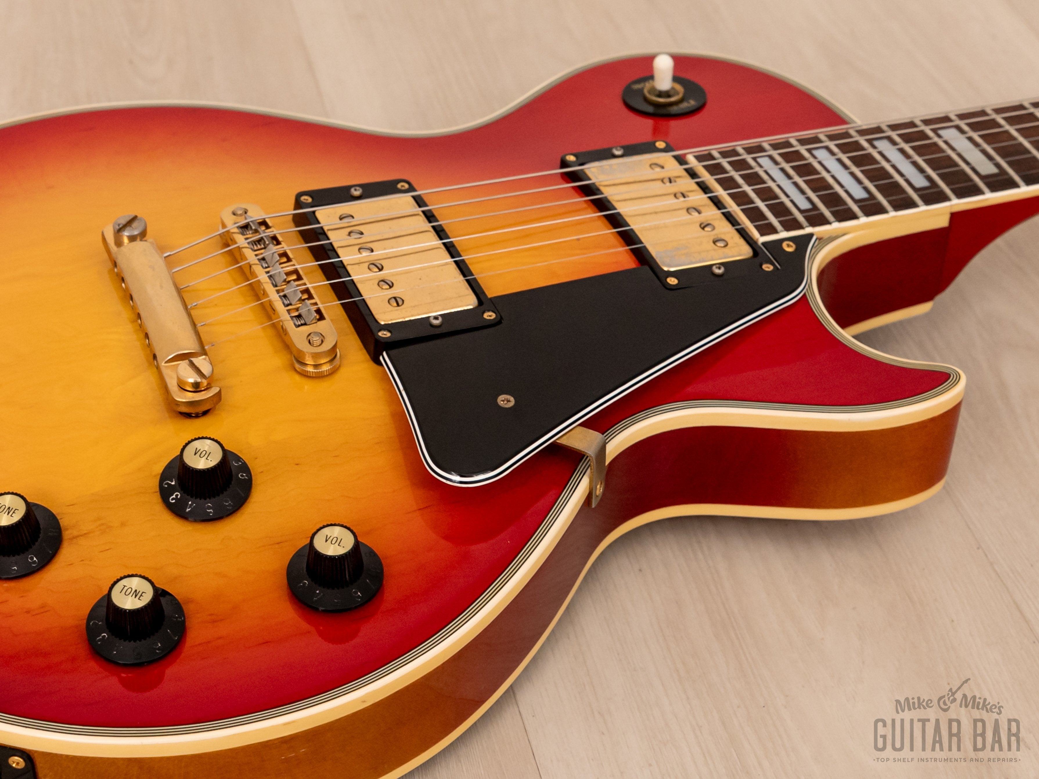 1978 Greco EG600C Custom Vintage Guitar Cherry Sunburst w/ Maxon U-1000, Japan Fujigen