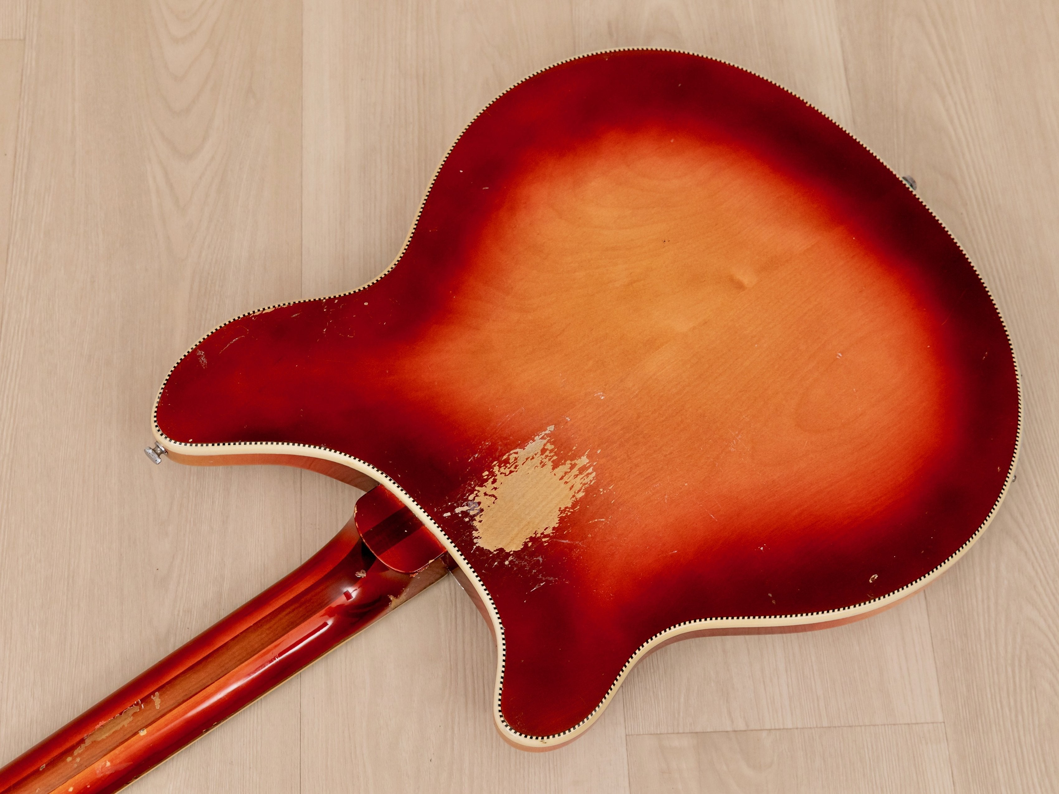 1965 Rickenbacker 360/12 Vintage Semi-Hollow 12 String Guitar Fireglo w/ Toaster Pickups, Case