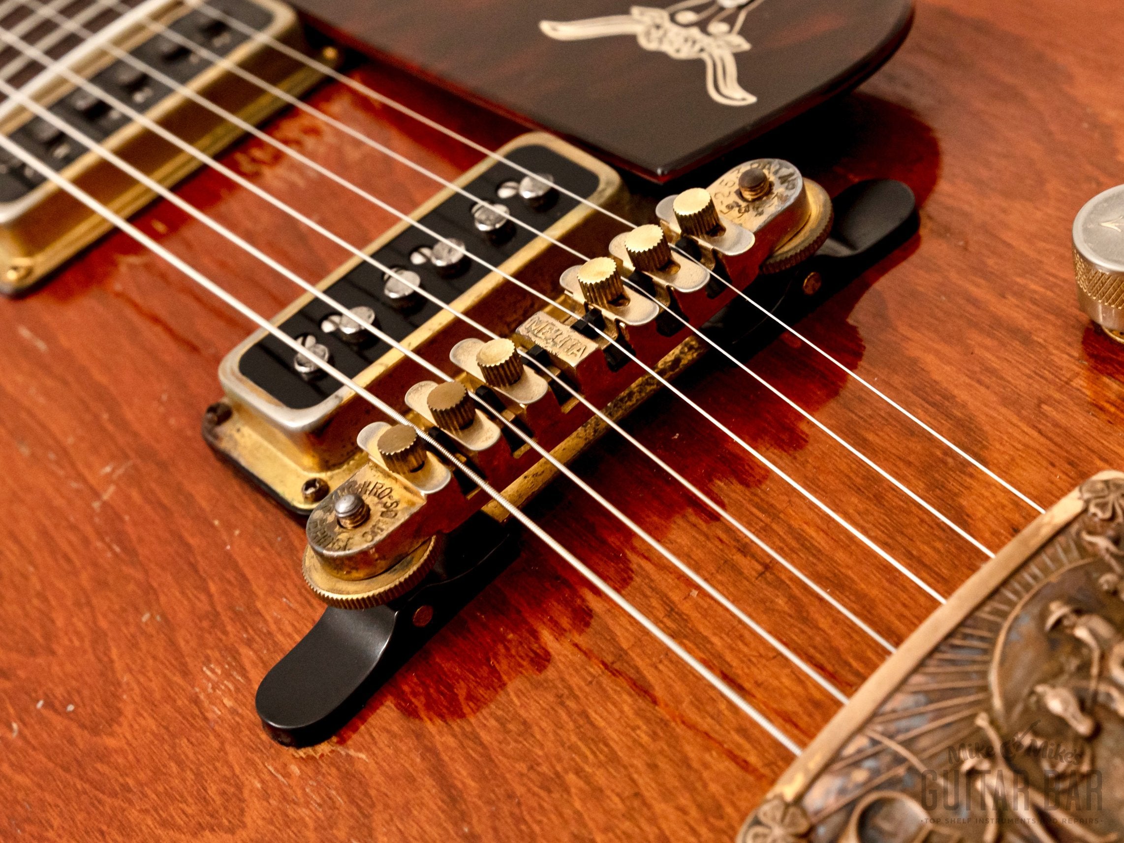 1955 Gretsch Roundup 6130 Vintage Guitar Western Orange w/ Cowboy Case