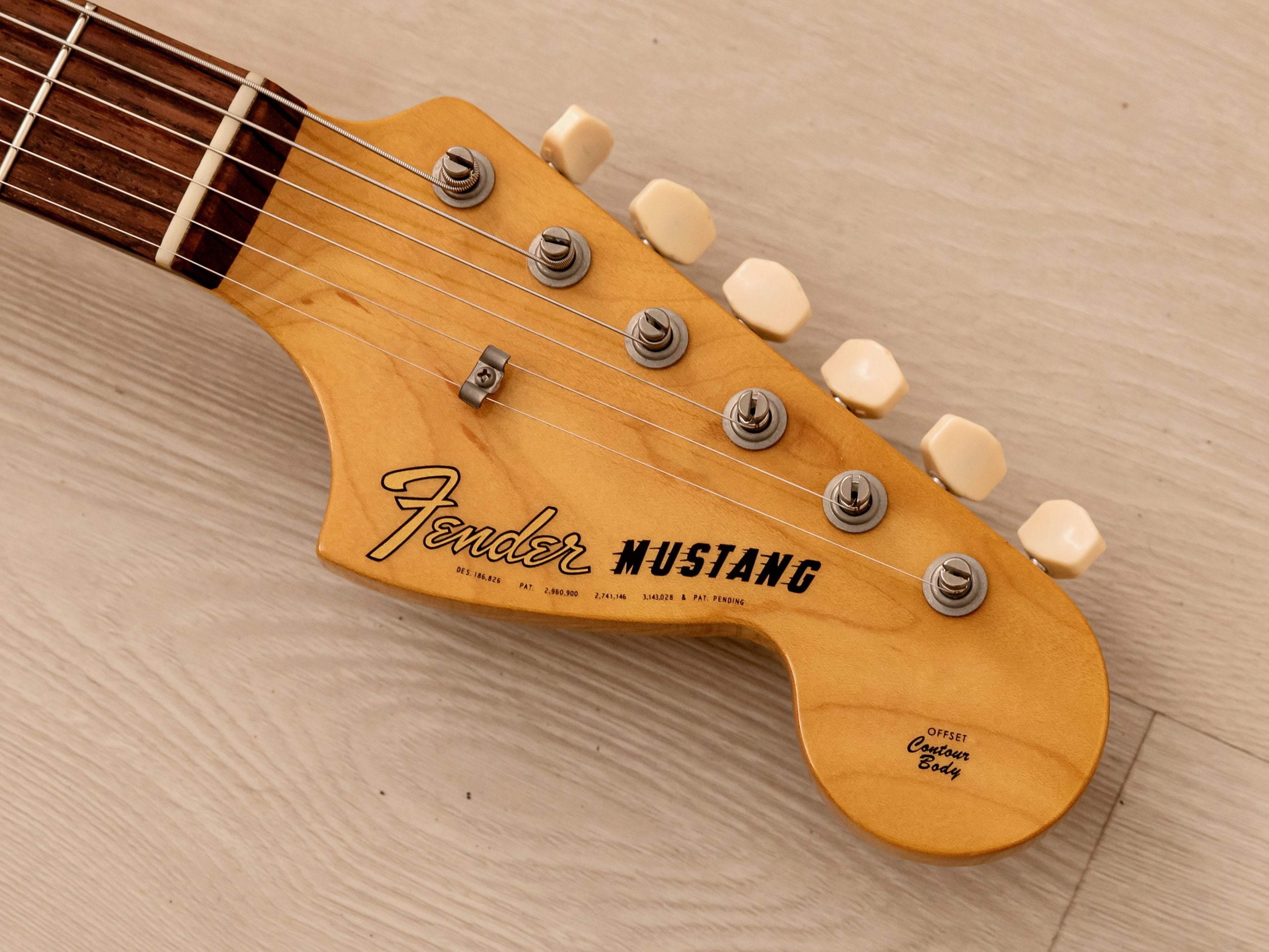 2010 Fender Mustang ’65 Vintage Reissue MG65 Dakota Red w/ Gray Bobbins & USA Harness, Japan MIJ