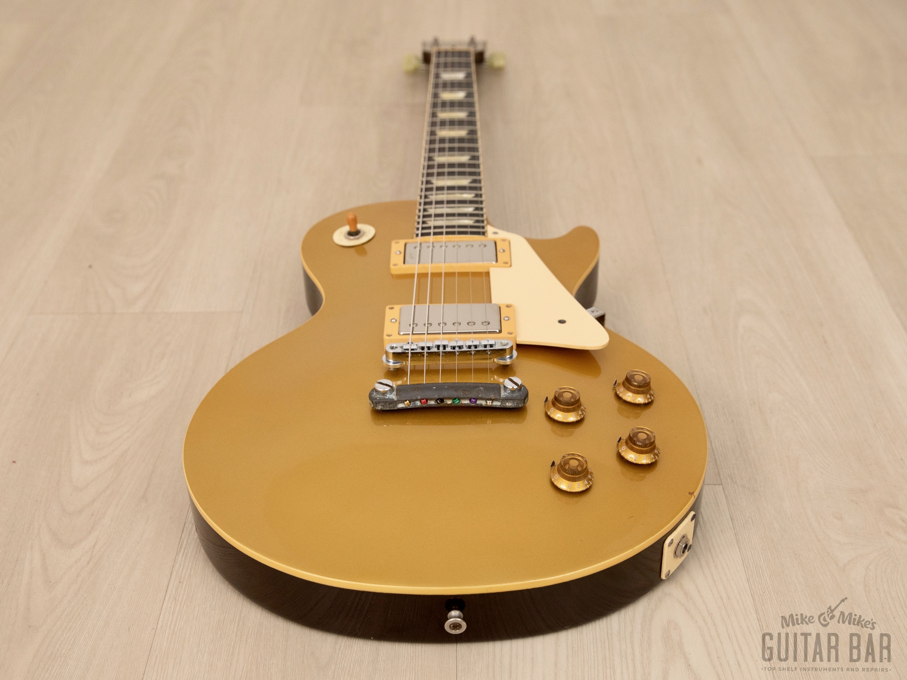 1979 Tokai Les Paul Reborn LS-50 Goldtop Darkback Vintage Guitar w/ Gibson 61 PAFs, Case
