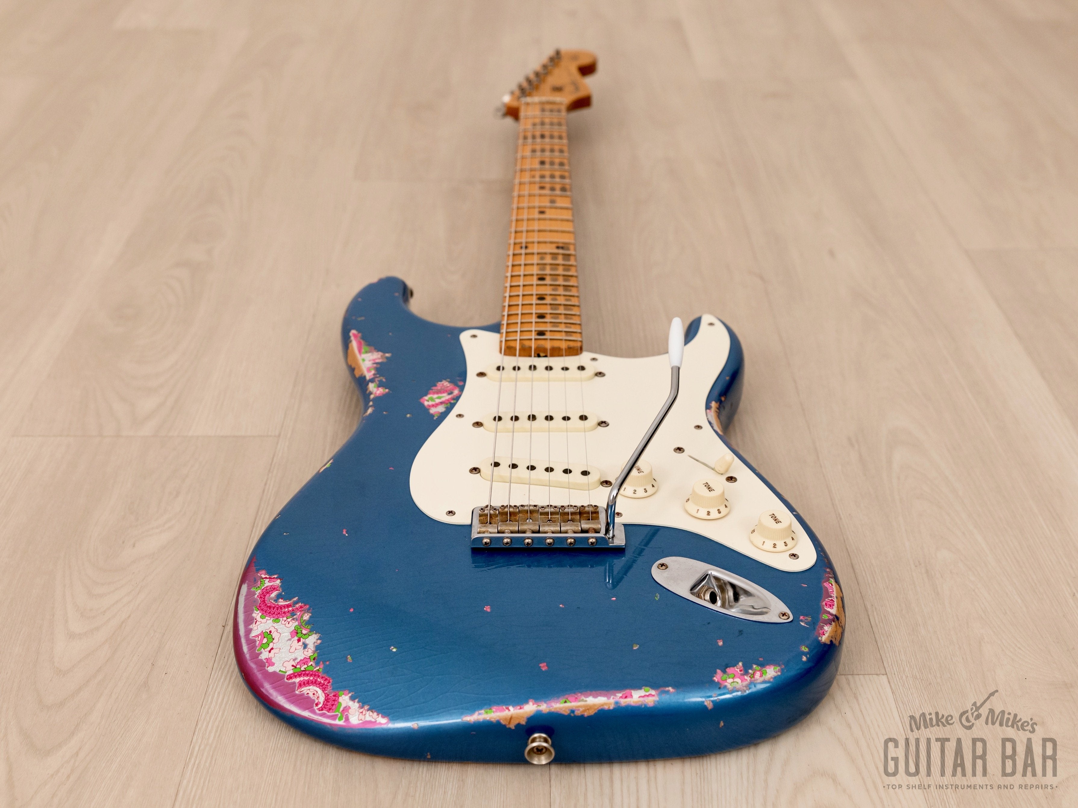 2016 Fender Custom Shop 1957 Heavy Relic Stratocaster, Lake Placid Blue over Pink Paisley w/ Case, COA, Tags