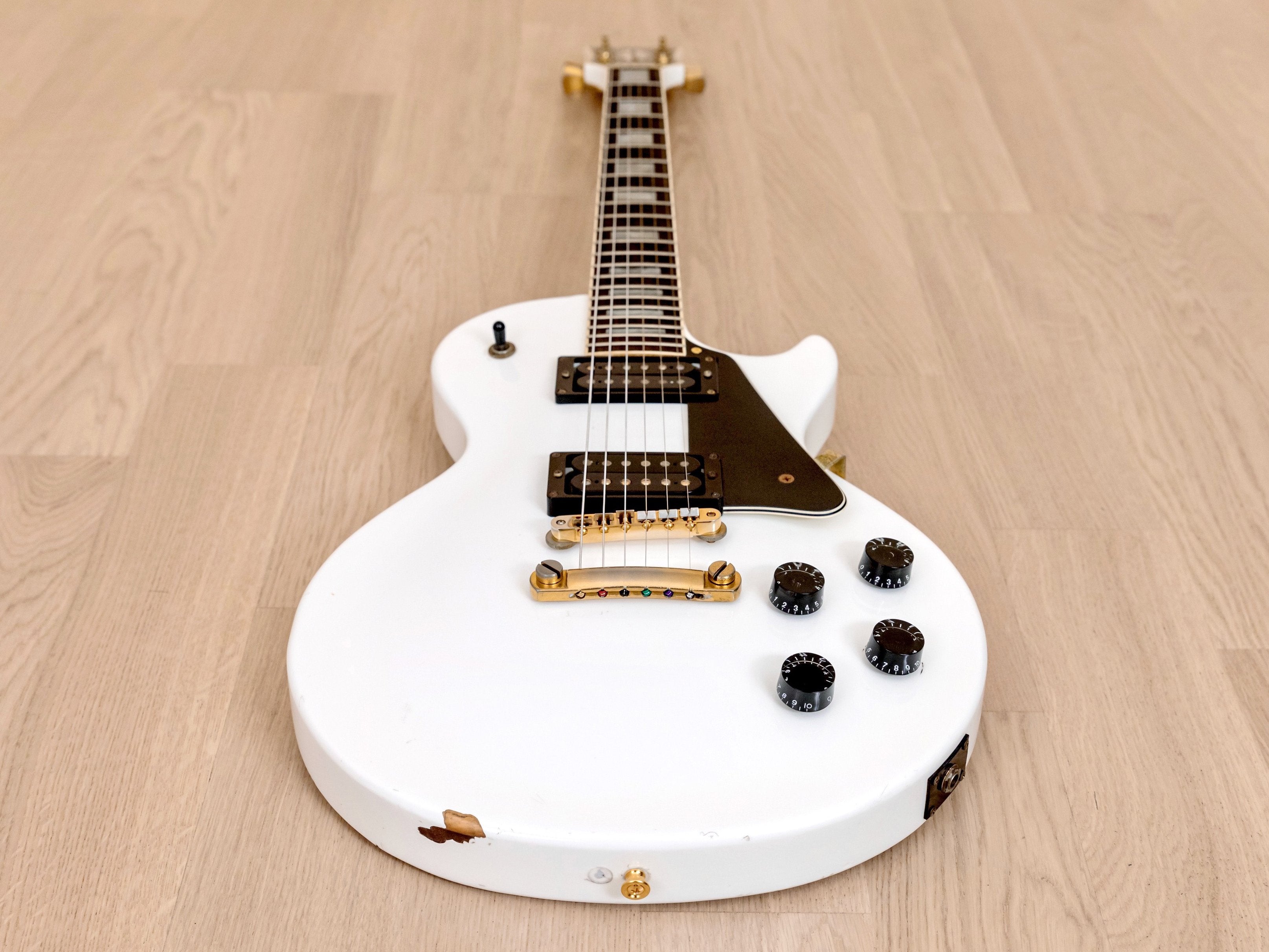 1990 Greco EGW-700 Electric Guitar Alpine White, Custom Lite w/ Screamin' PAFs, Japan Fujigen
