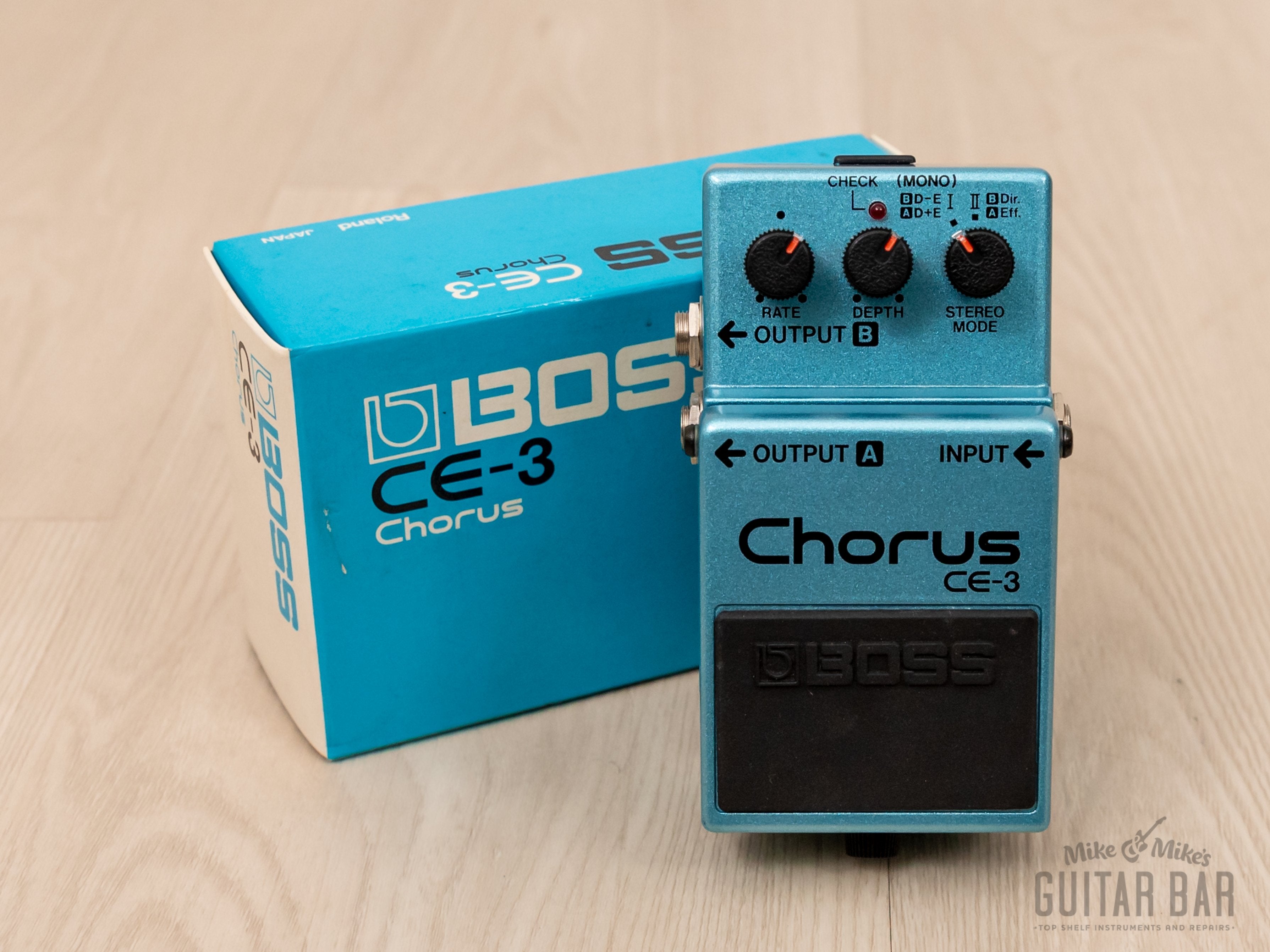 1984 Boss CE-3 Chorus Ensemble Stereo Vintage Guitar Effect Pedal 