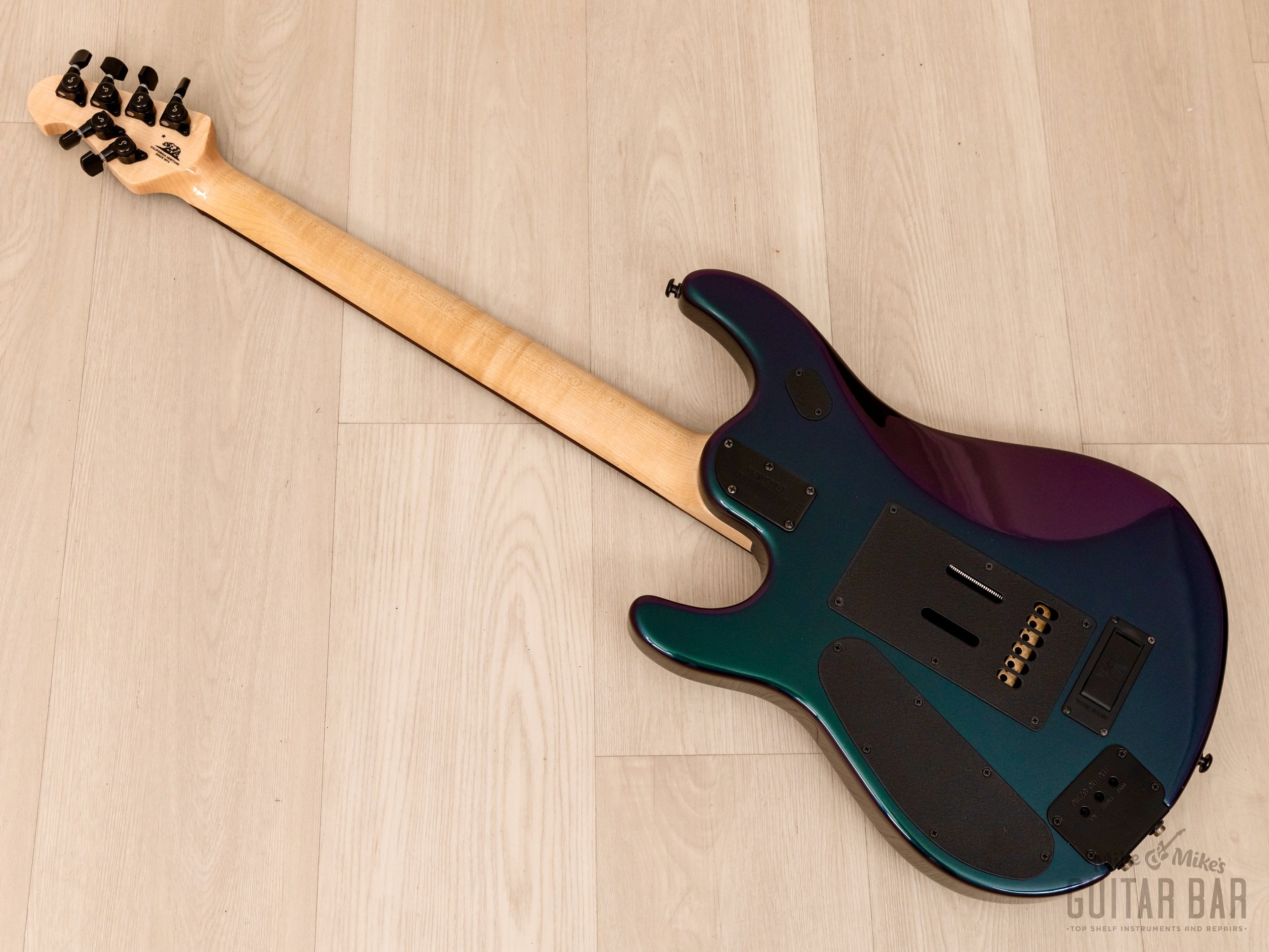 2020 Ernie Ball Music Man John Petrucci Signature JP6 Piezo Mystic Dream, Mint w/ Case & Hangtags